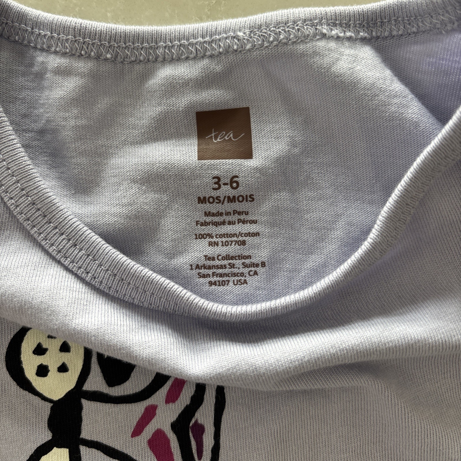 TEA Brand Baby 3-6 Months Girls 6 Piece Lot- 5 Tunics and 1 Pair of Leggings-EUC