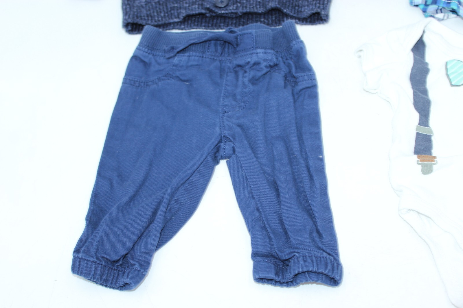 Baby Boy Clothes Lot of 4 Pcs Variety Shirt 0-3 m Sweater Fancy Dress Outfit Tux