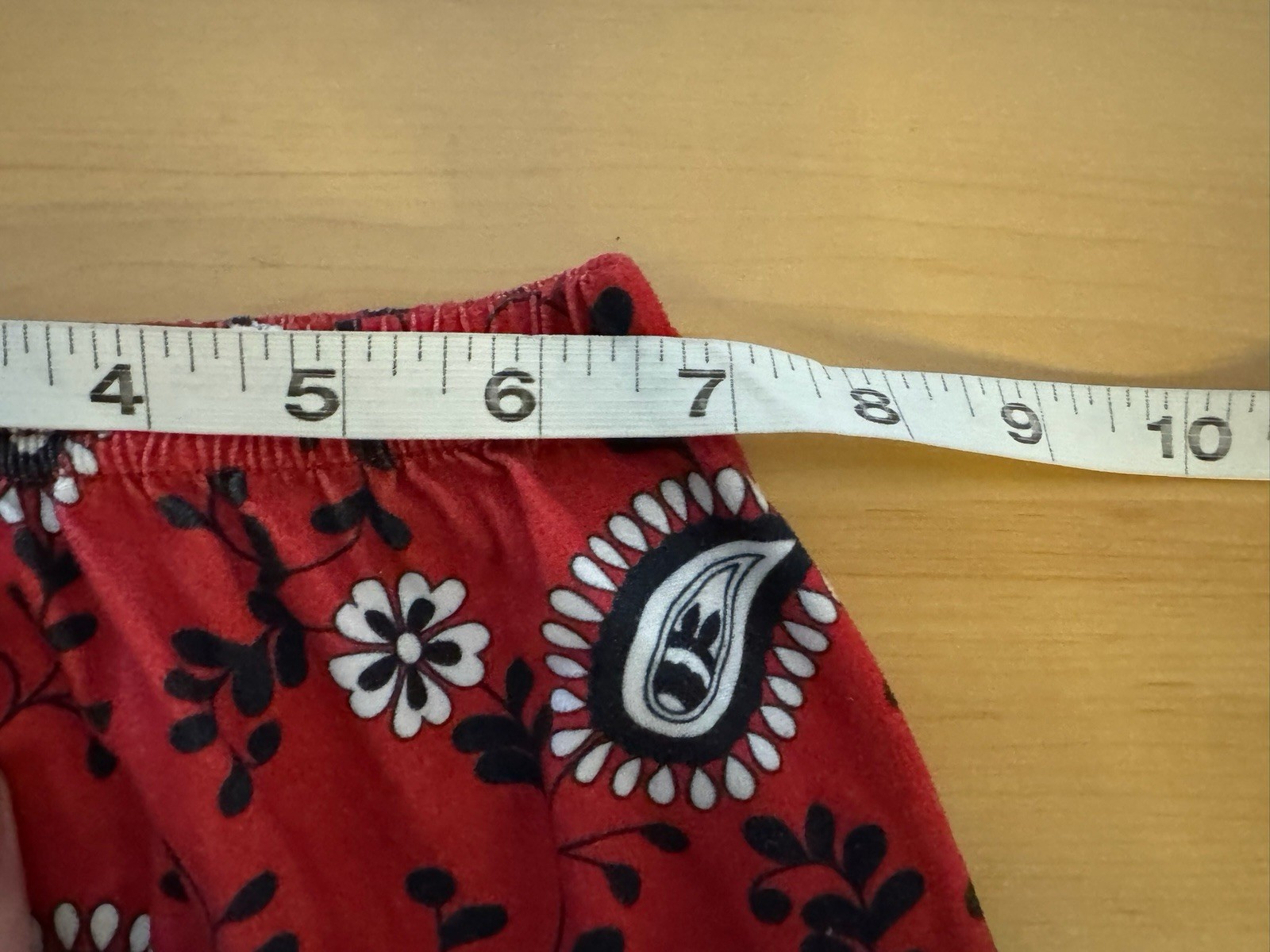 Two Piece Girls Red Paisley & Cow Print Western Size 12-18M