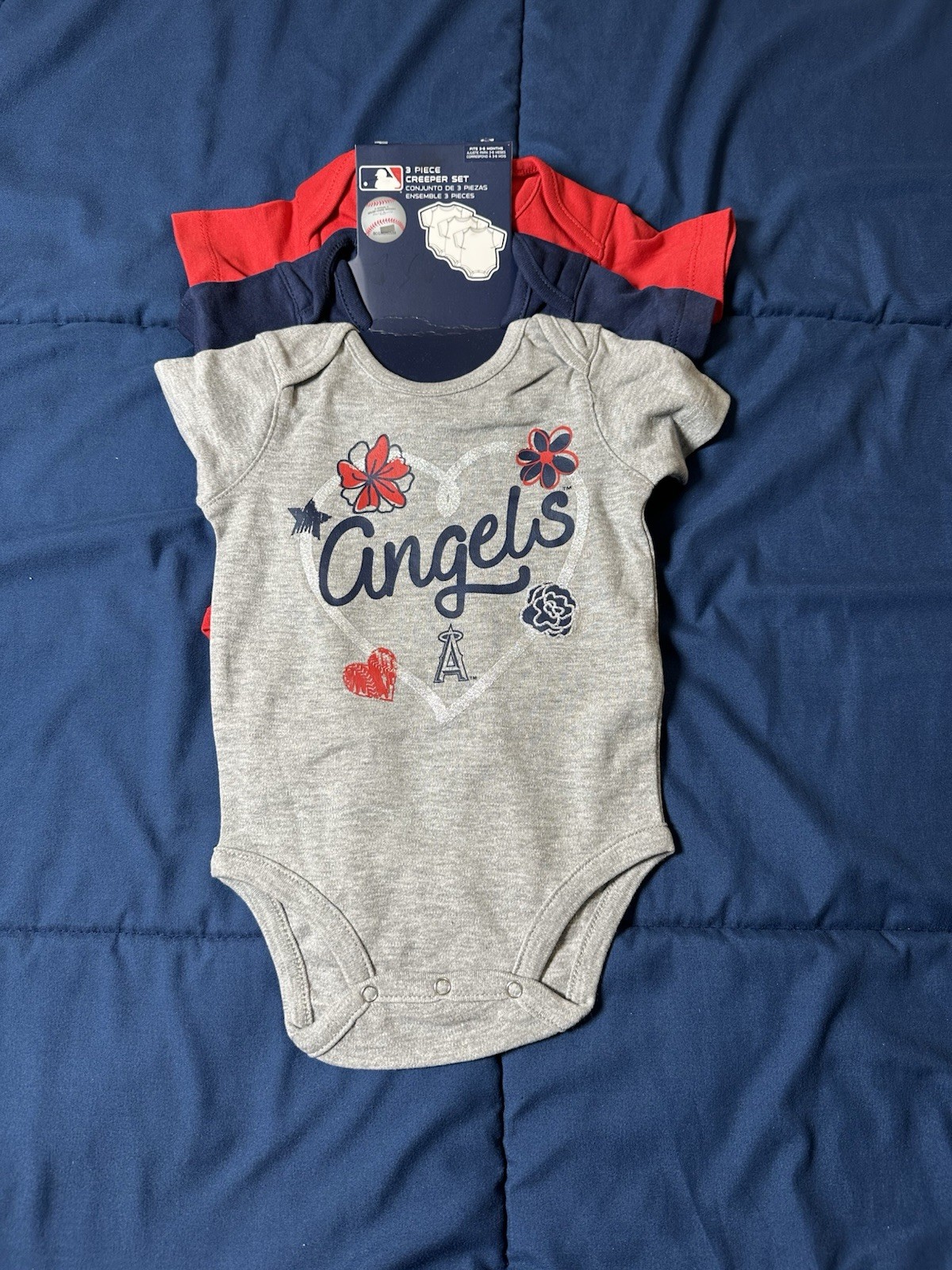 Angels Baby 3 Piece Creeper Set 3-6 Months