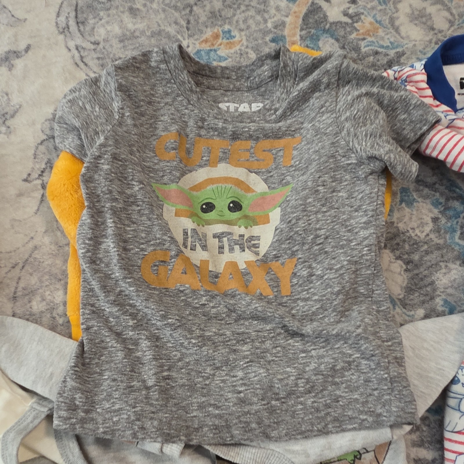 Star Wars Baby 6-9 Months 5 Piece Outfit Set Grogu C-3PO R2-D2 Chewbacca