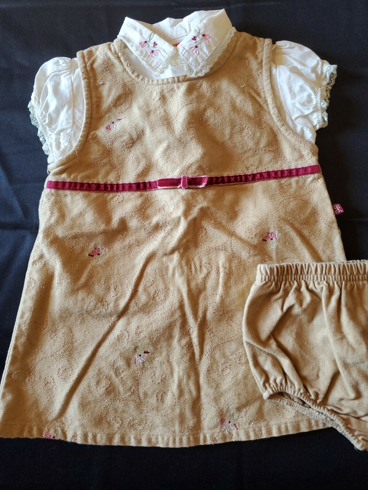 Vintage McKids 3pc dress set size 24 month (please see photos and description)
