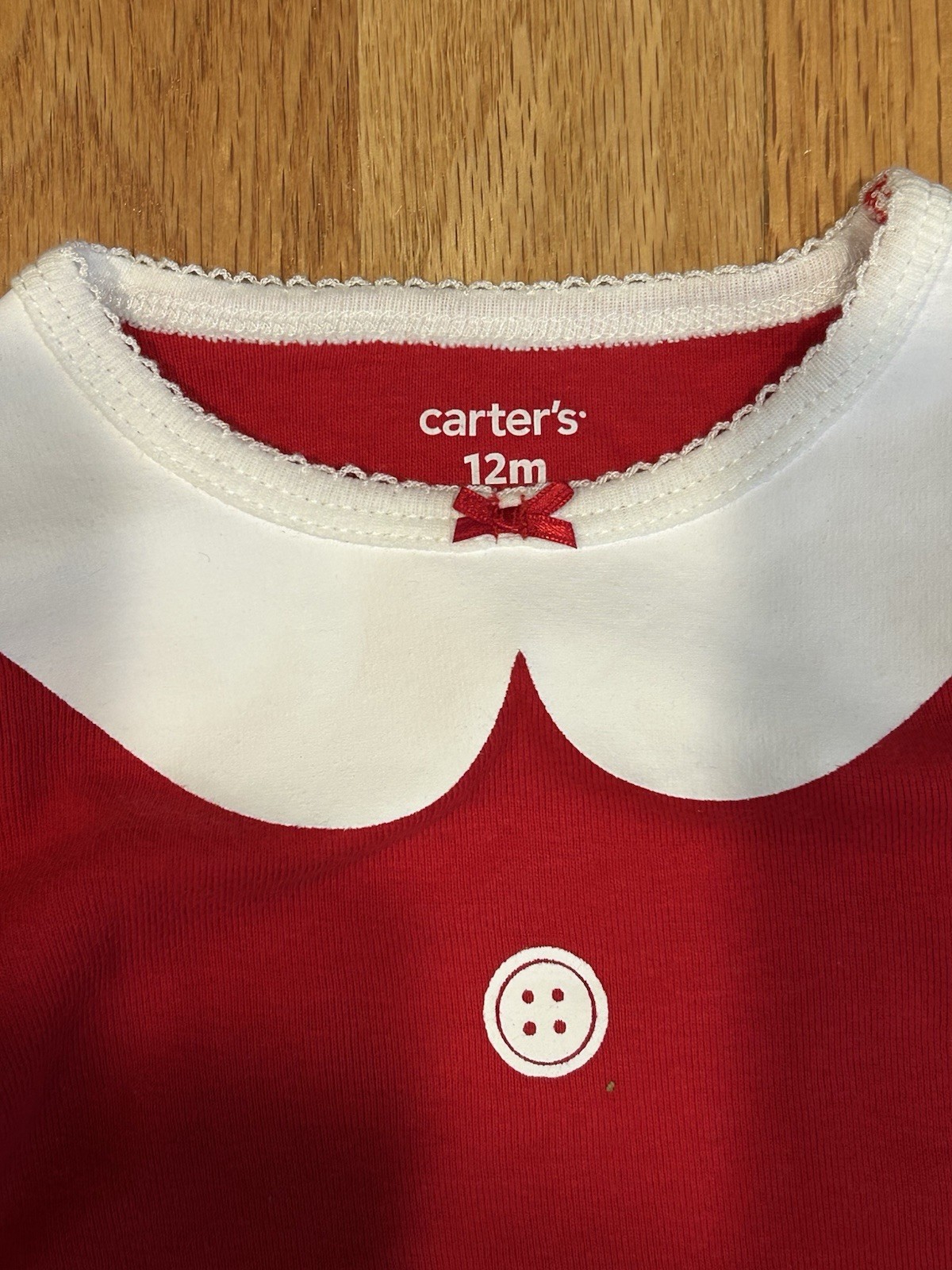 Santa Claus Christmas Outfits Toddler 12 Months Carters Shirt Pants Hat Booties
