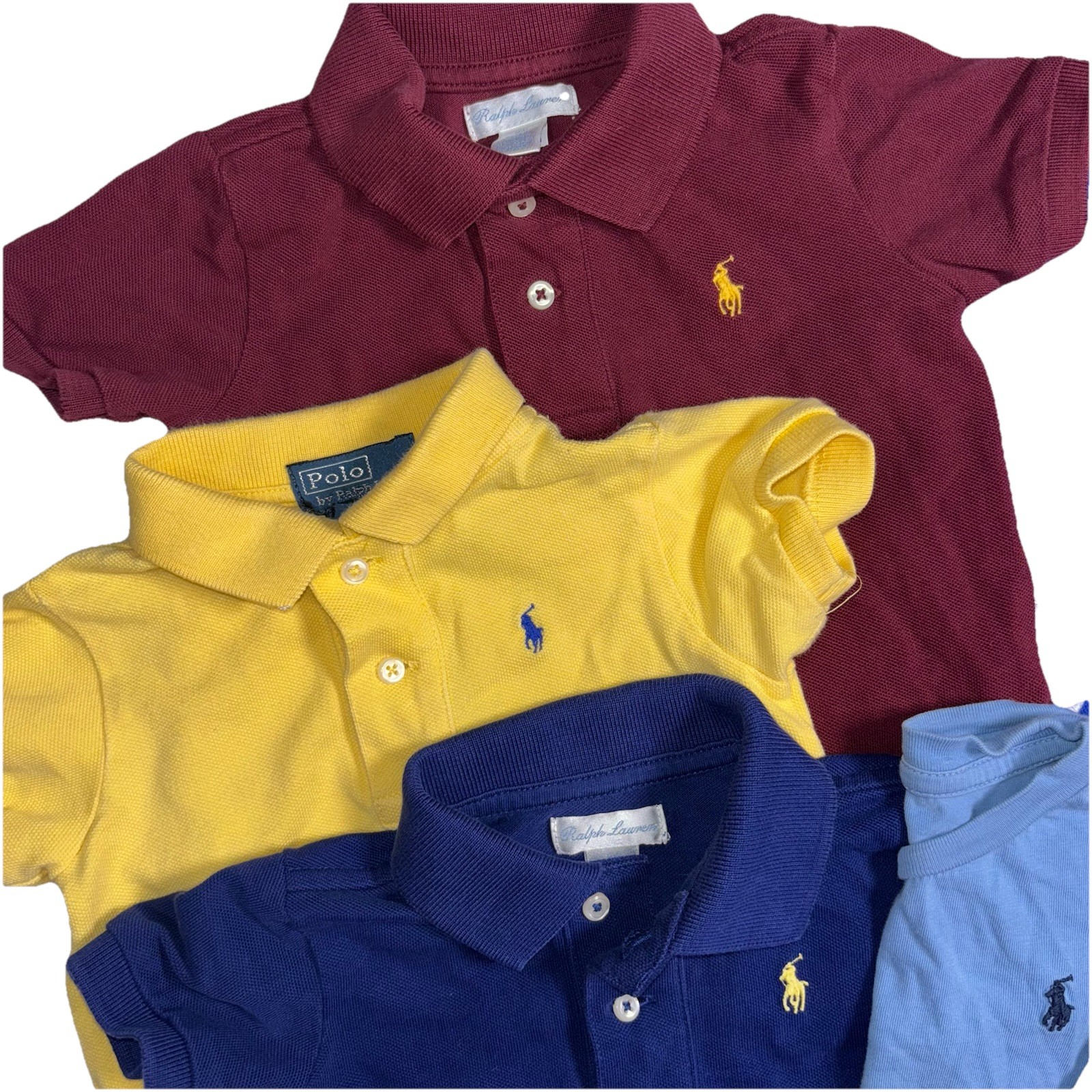 Polo by Ralph Lauren Kids Polo Shirt Lot of 7 Size 6M, 9M, 12M,18M, 24M