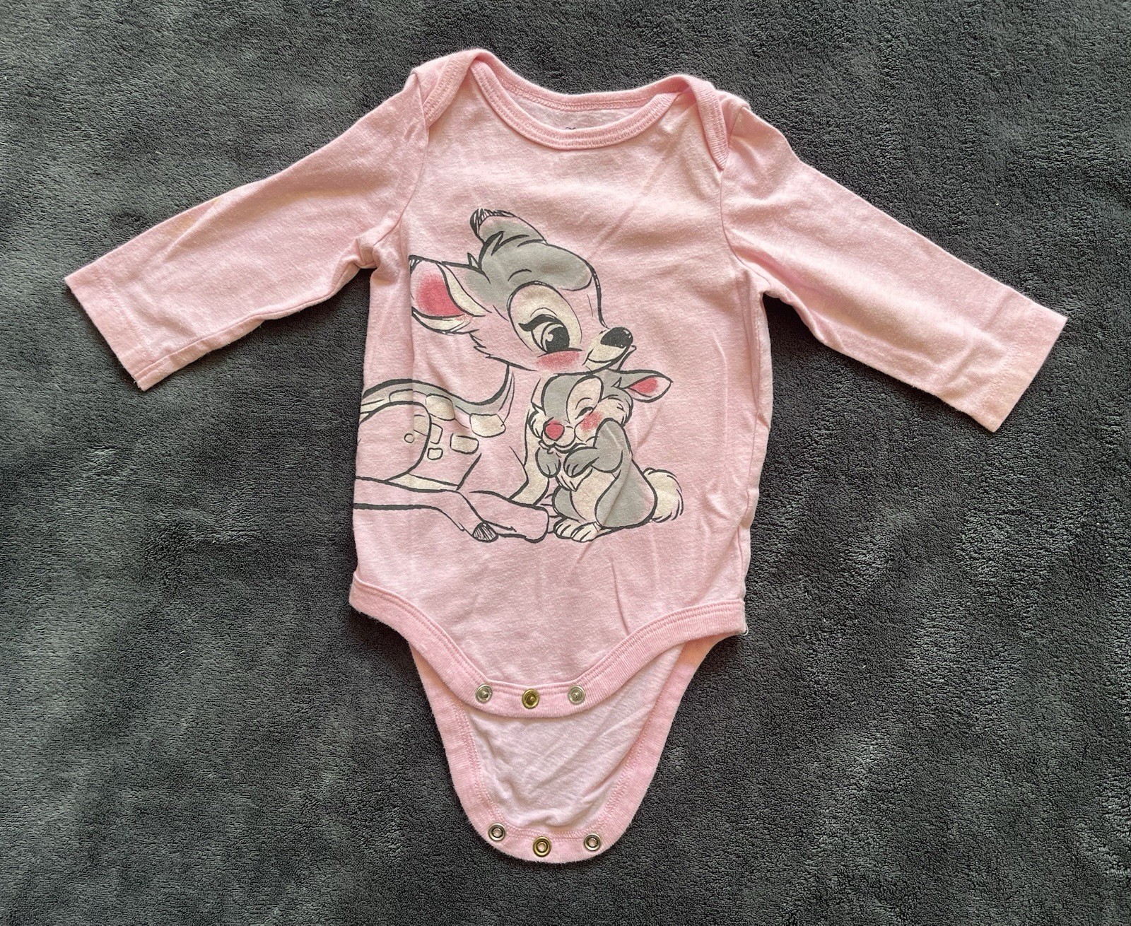 Baby Girl 6-9M Disney 2pc Outfit Sets Bundle – Minnie Mouse & Bambi, Lot Of 3