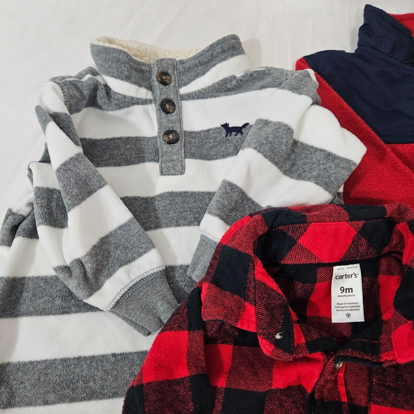 Baby Boys Assorted Outerwear Bundle 5 Pieces Size Range 6M-2T Coats