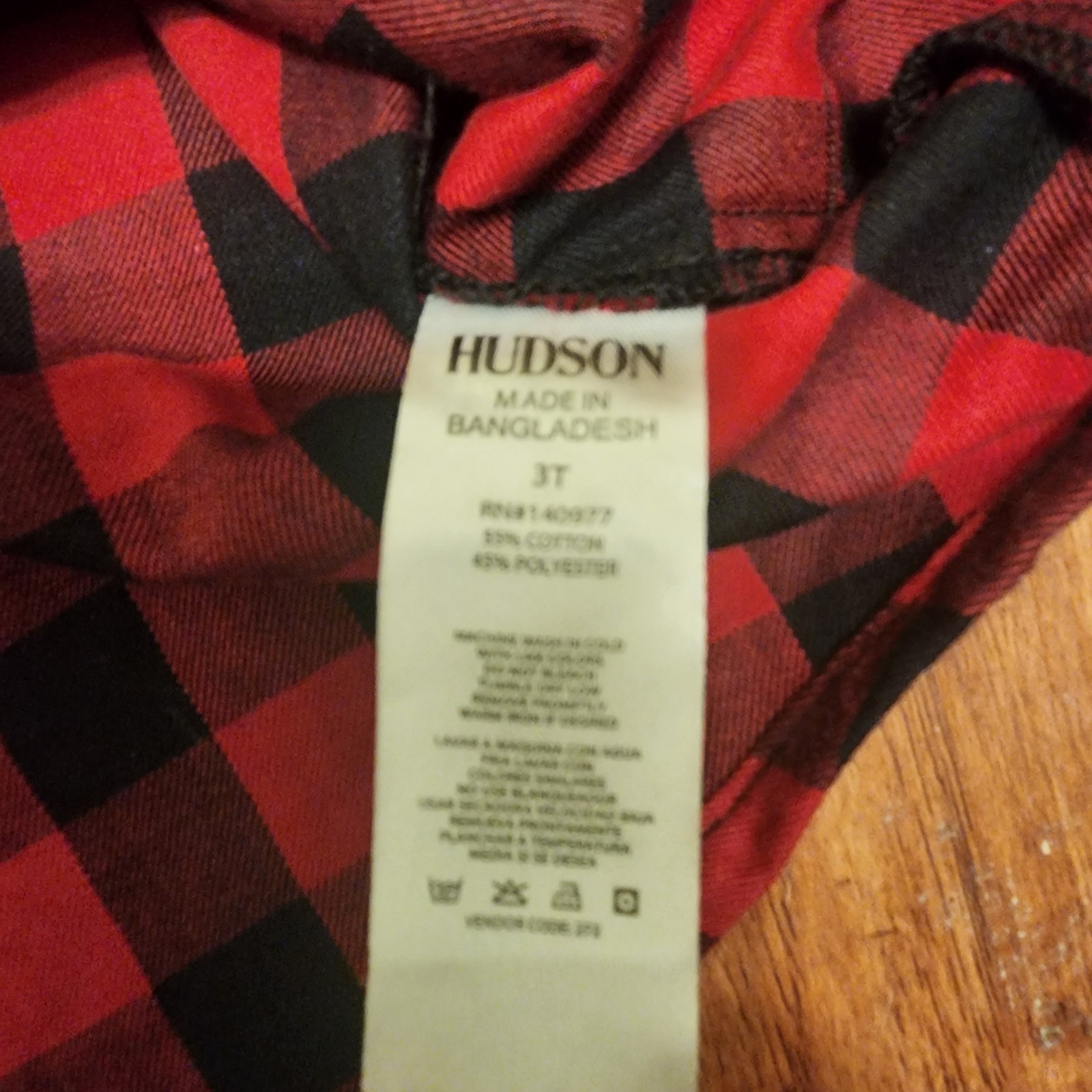 New Hudson Kids Boys Denim Flannel Set NWT Size 3T