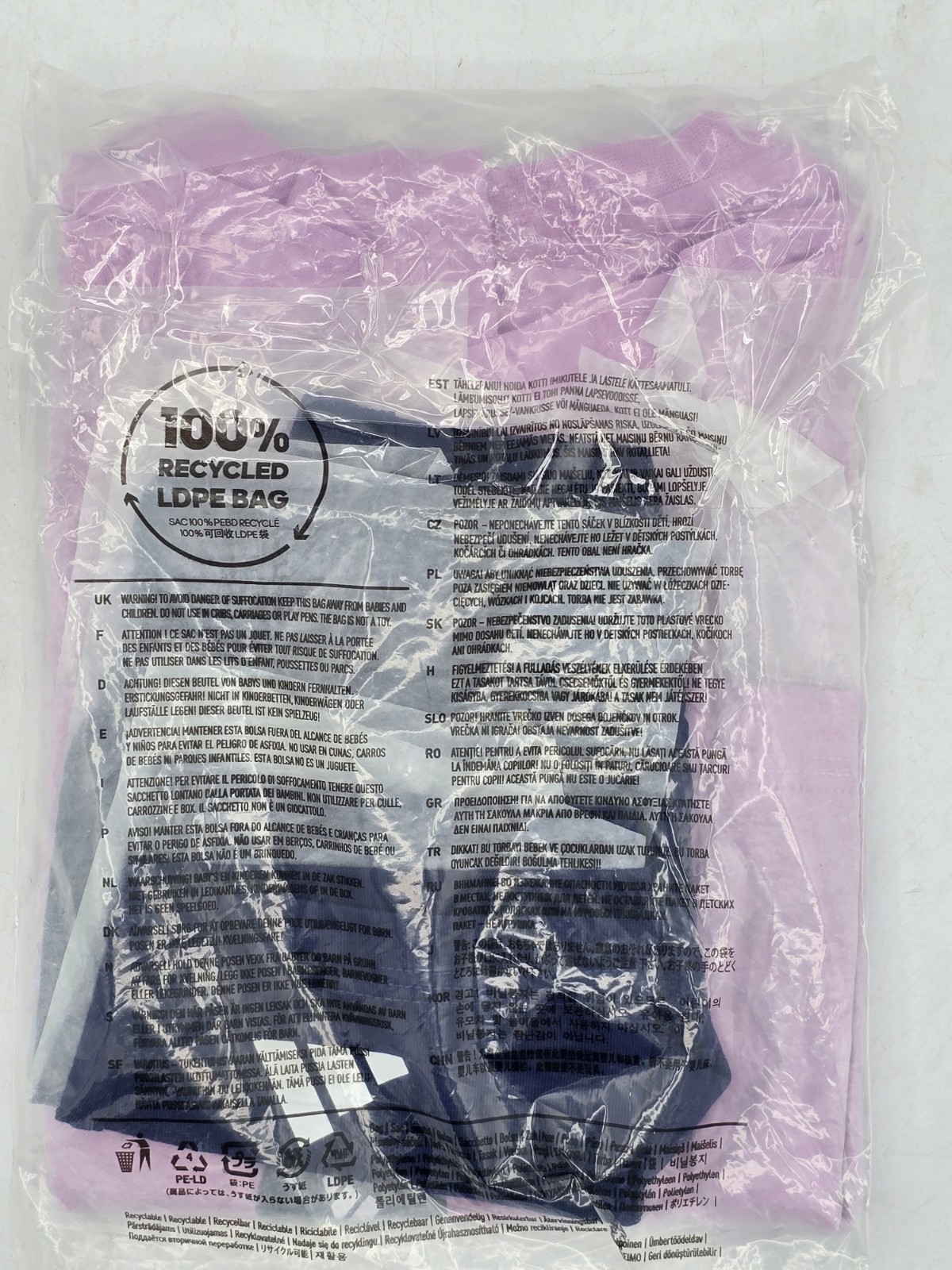 NWT Adidas x Smiley World Infant Summerset Lilac Purple Navy 2pc Set – Size 9M