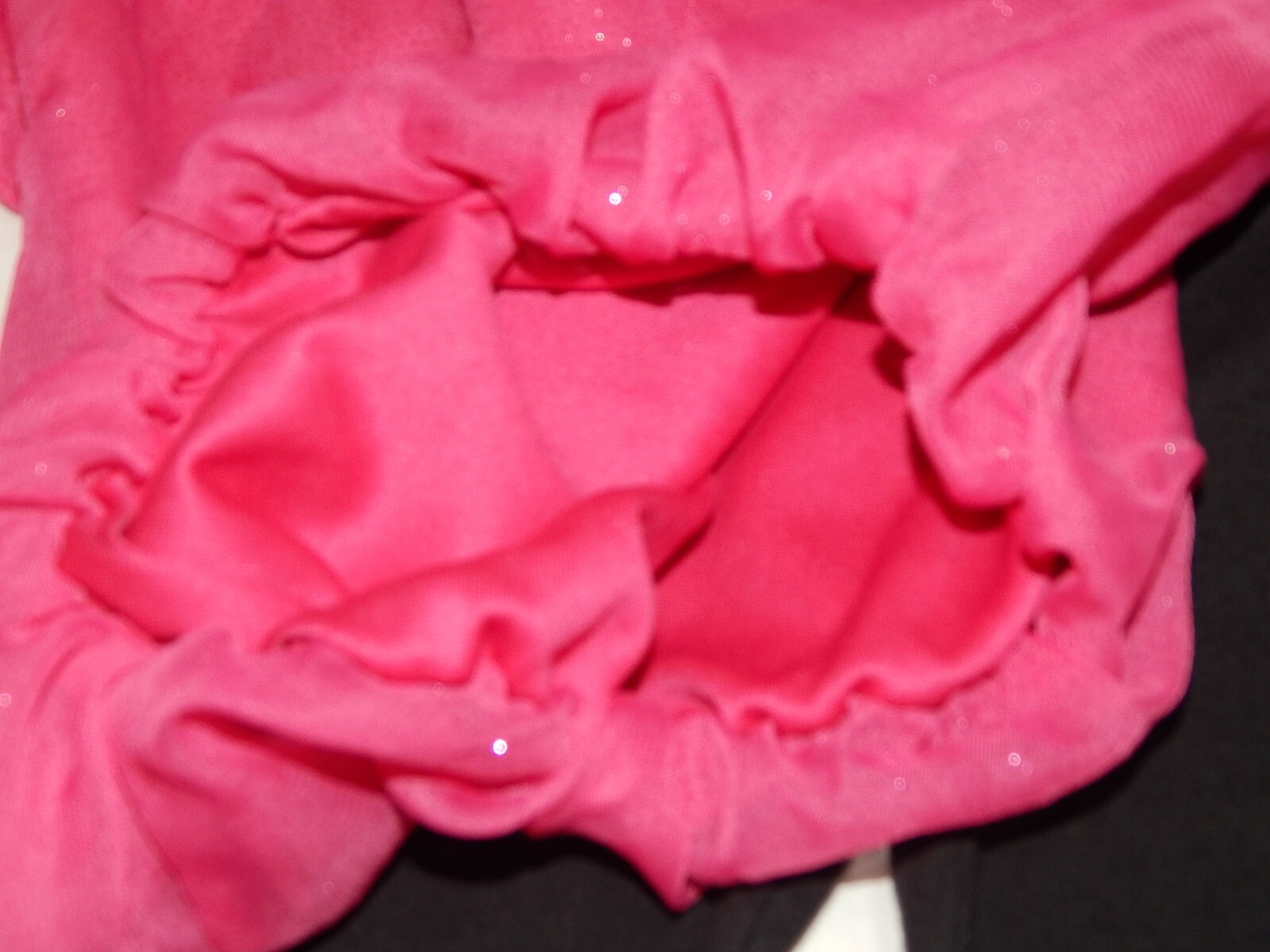 Nwot Kidgets Girls 12 Months Pink Glitter Sparkle Bow Top and Black Leggings Se