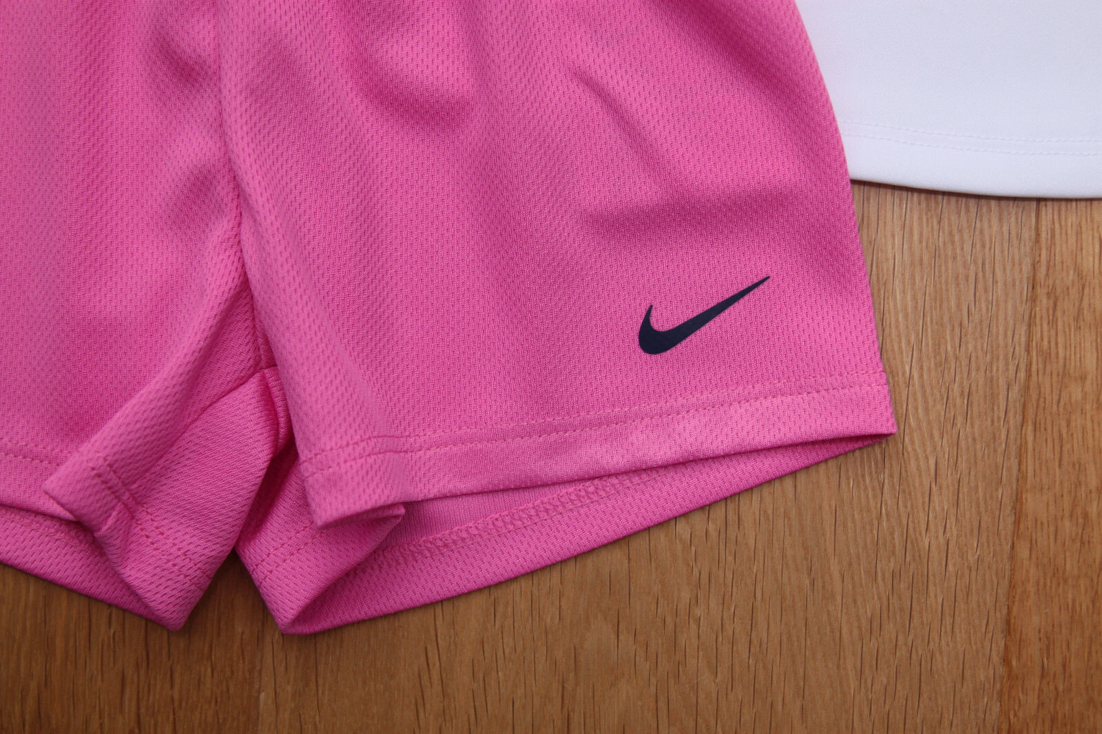 Nike Toddler Girl Tank Top & Shorts Set~White, Pink, Blue & Yellow~Heart~DRI-FIT