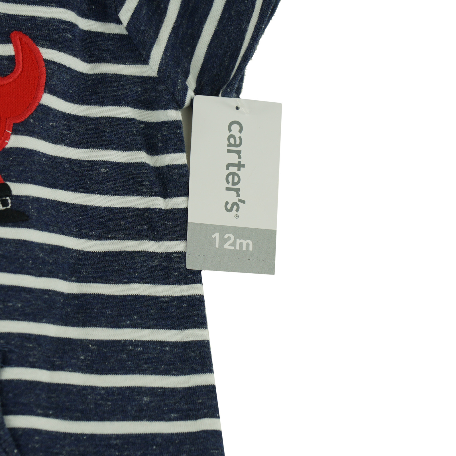 Carter’s Baby Boy Short Sleeve Romper 2 Pack, size 12M, Crab / Car Print