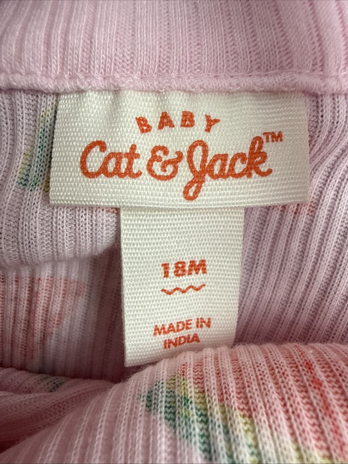 Cat & Jack Baby Girls 18 Months Pink Watermelon Print Tank Top & Shorts Set
