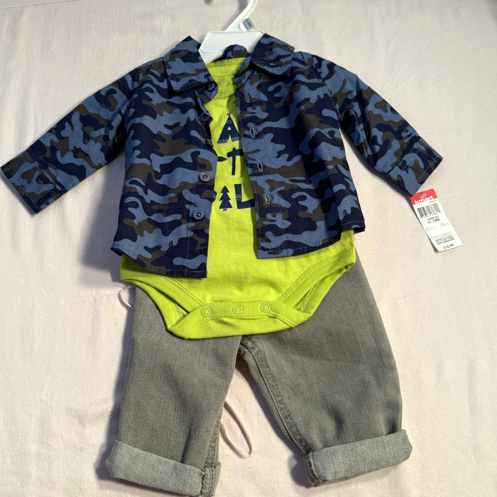3-piece Baby Boy Clothing Gift Set 0-3 Months Small Wonders “A Little Wild”