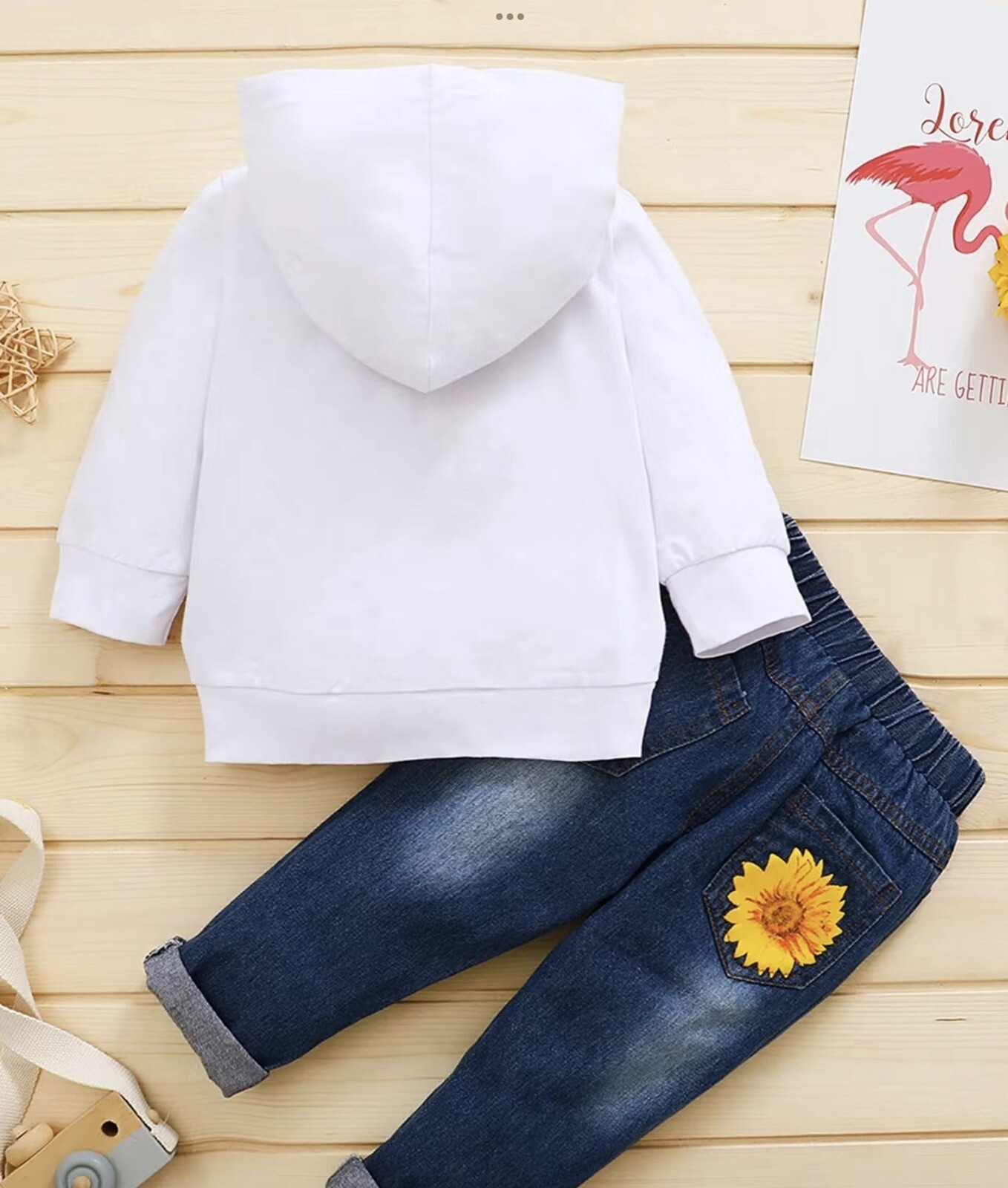 girls Hoodie And Jeans Setn4-5Y