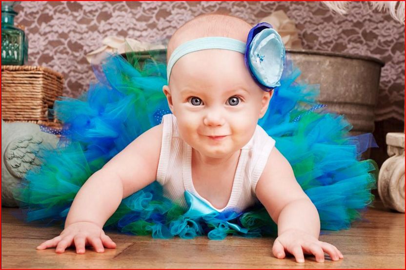 3PC 6-12M CUSTOM Peacock Tutu, Tank Top, Headband Set BIRTHDAY PHOTO 6-12 Month