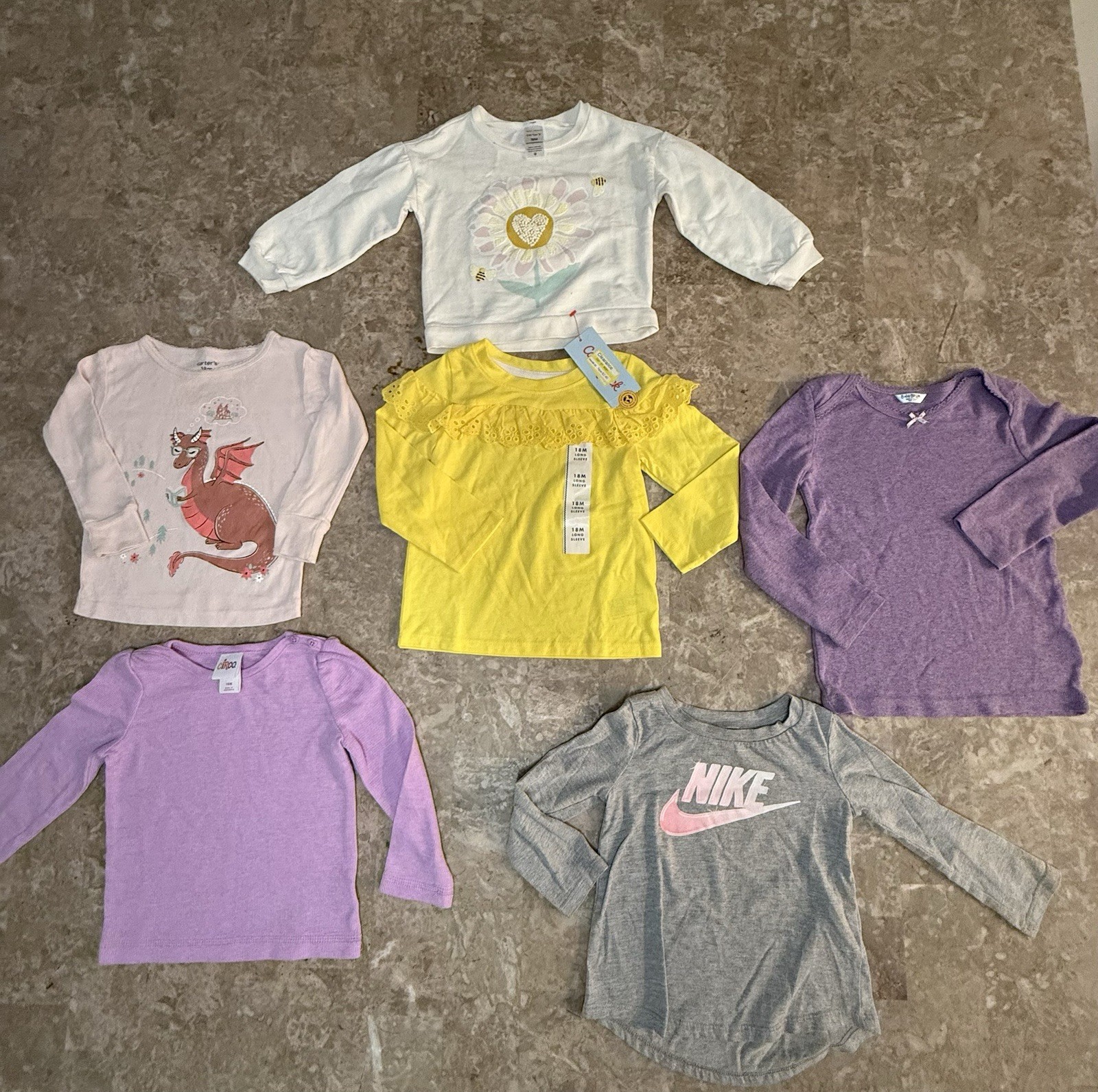 Baby Girl Clothing Lot 18M 18-24M Jacket Pants Dresses overalls Pink Lot 0f 72