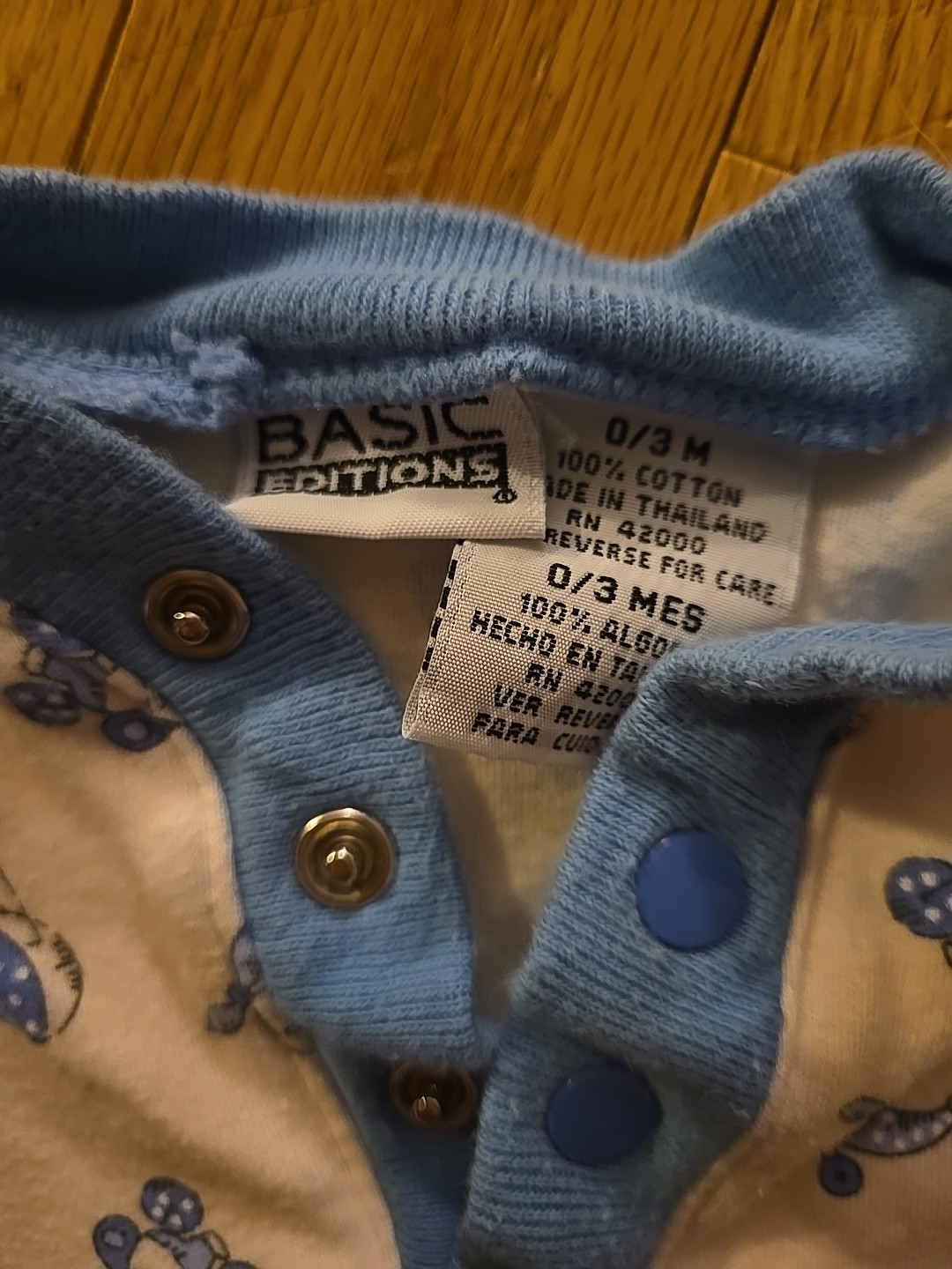 Basic Editions Vintage Cat Baby One-piece Bundle 0-3 Months