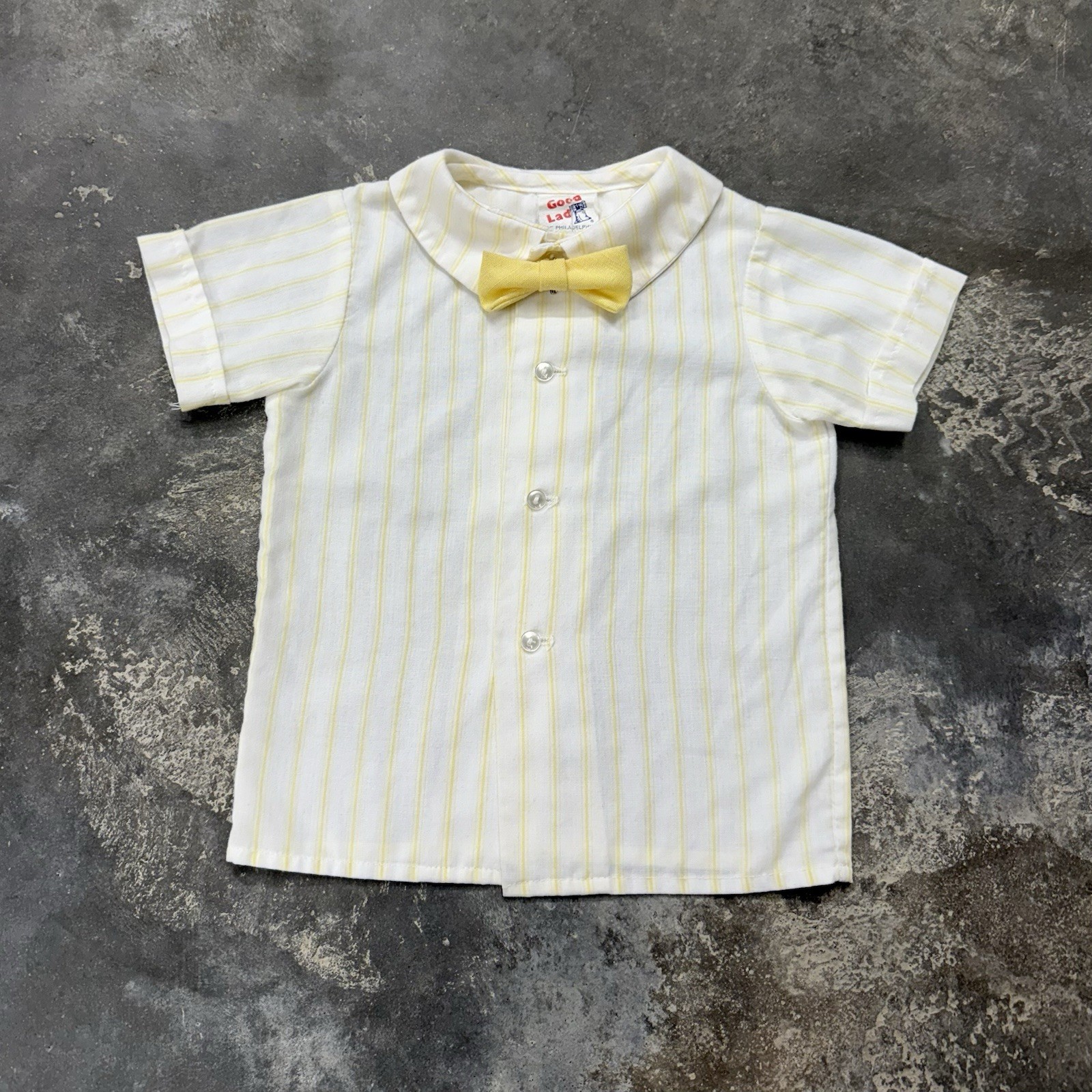 Vintage Good Lad 2T Baby Boy Shortall Outfit Set USA Ring Bearer Church Formal