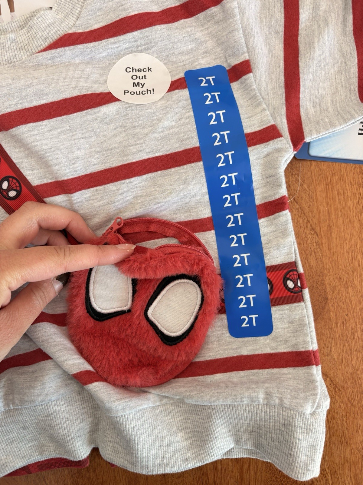 Marvel Spidey and His Amazing Friends 2T Sweatshirt & Shorts Set Gray/Red