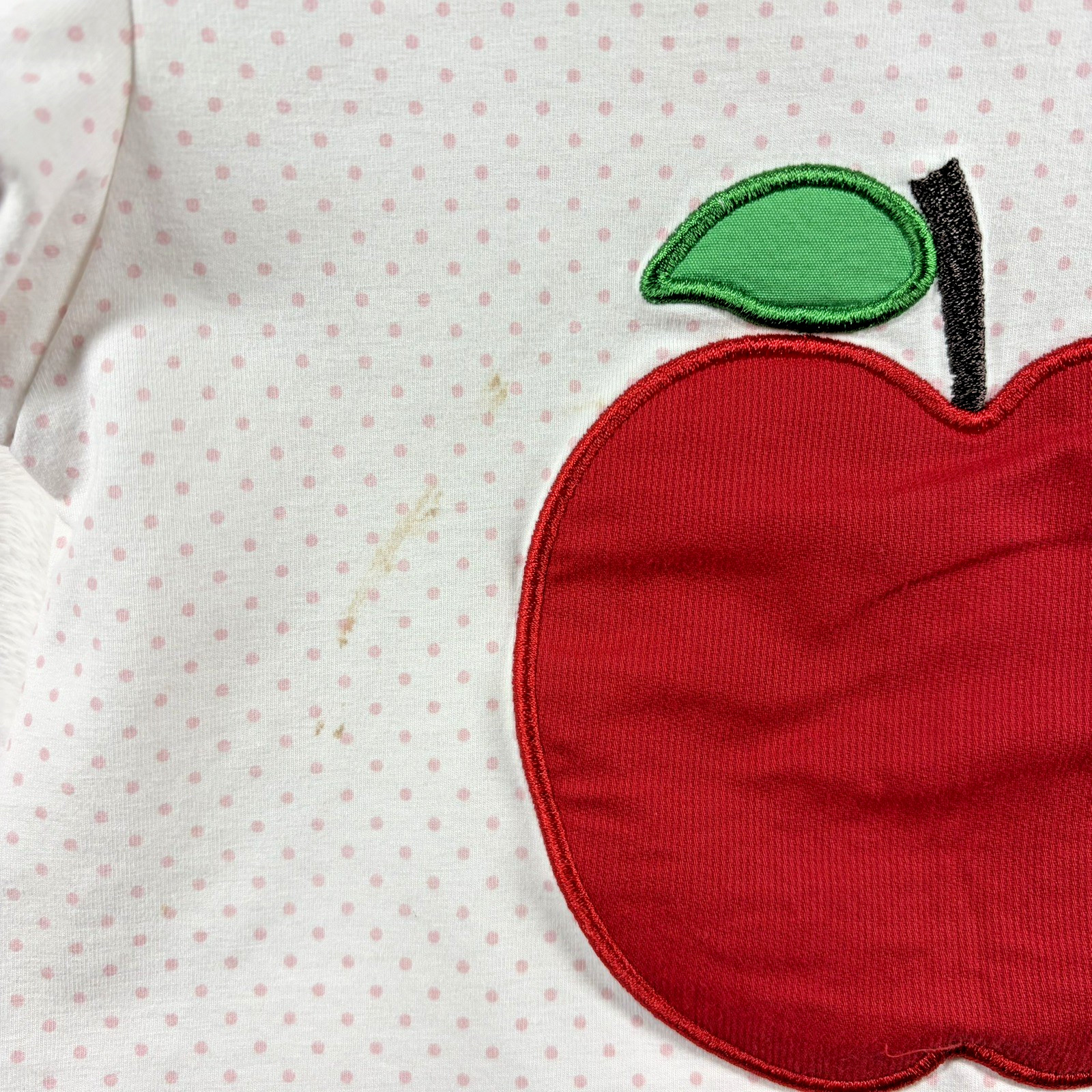 Cecil & Lou Apple 24 Mo 2 Pc Set Red Apple top with Pink pants. SEE DESCRIPTION