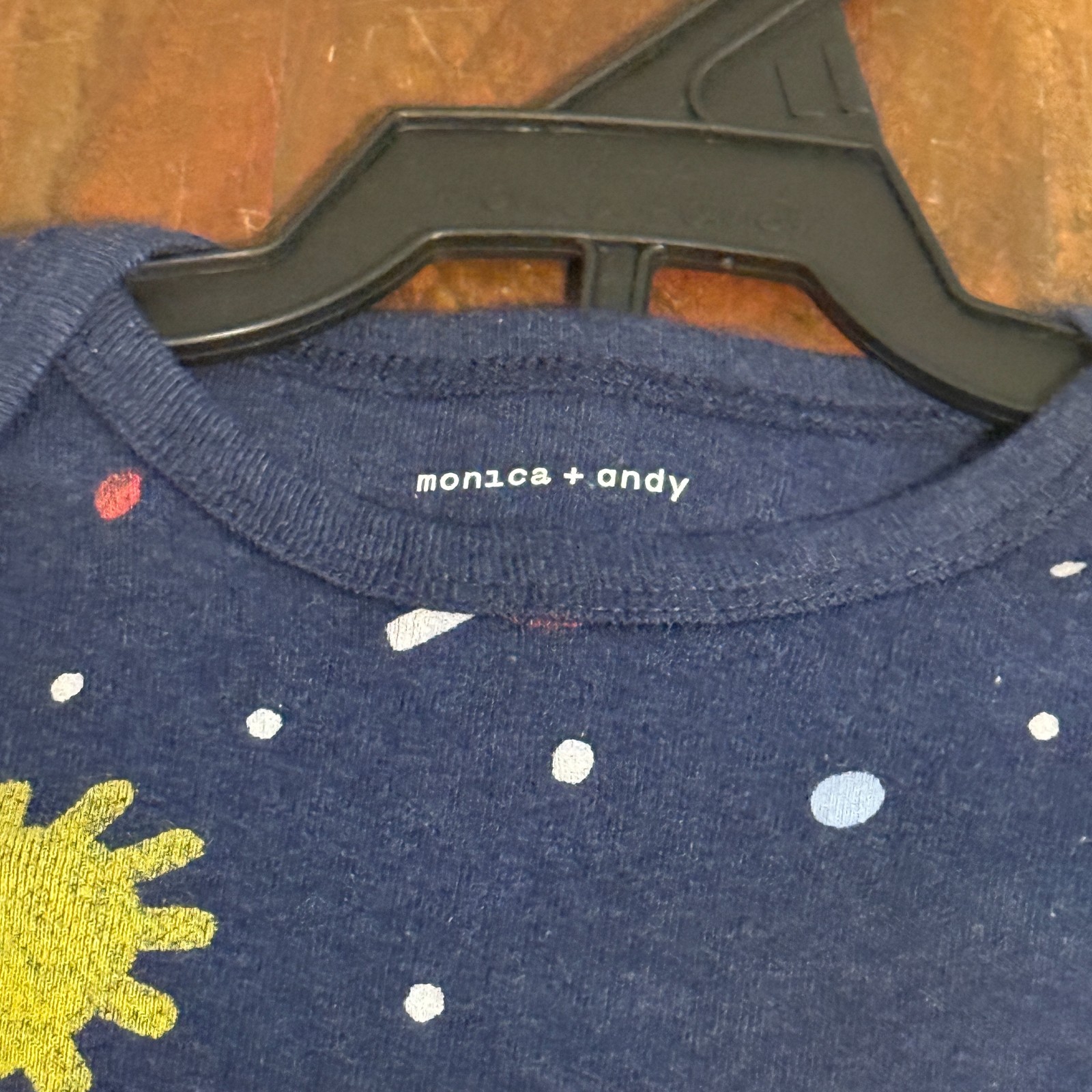 Monica + Andy Baby Boy Organic Cotton Bodysuit Pant Set Outer Space Newborn NWT