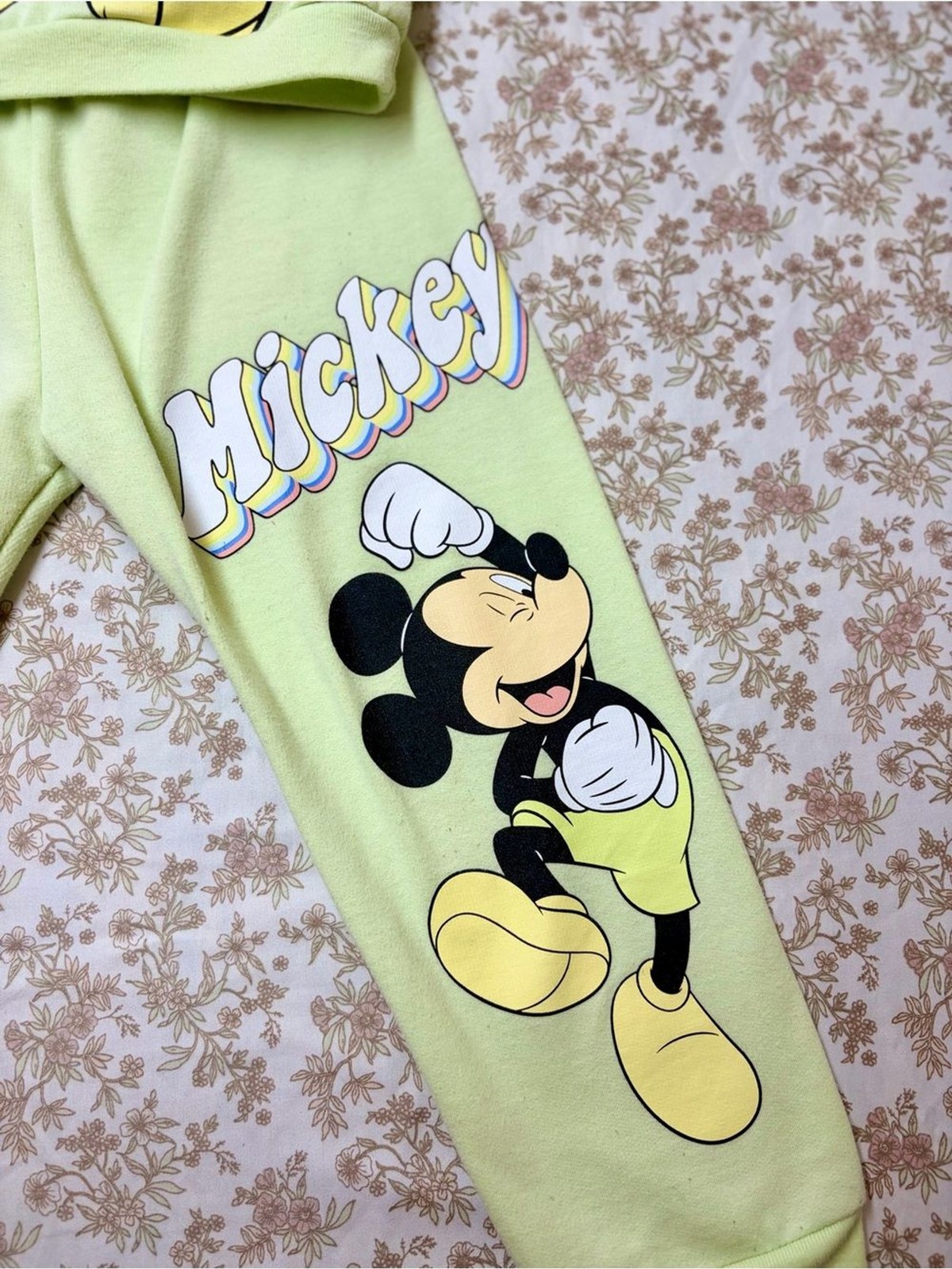 Mickey Mouse Lime Mint Green Kids Fun Matching Set 5
