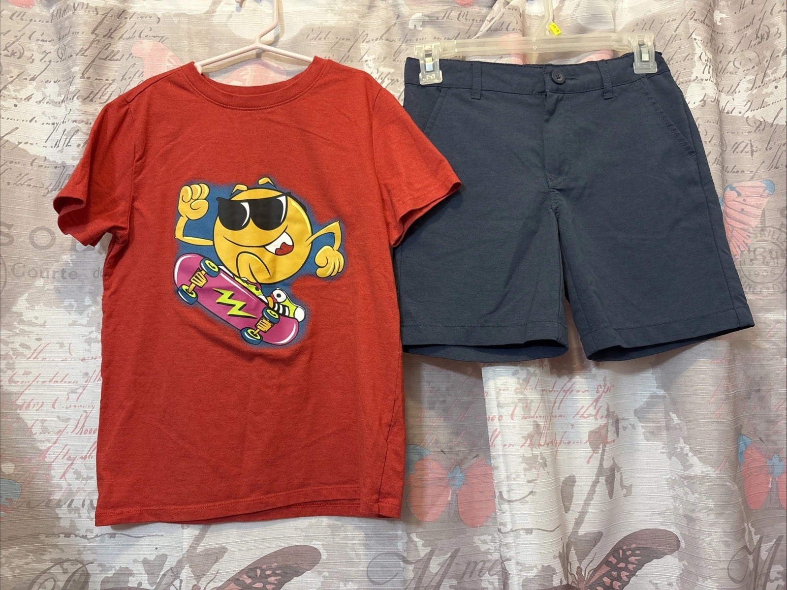CAT &JACK Boy Sz M (8/10) Summer 2pc Short Set