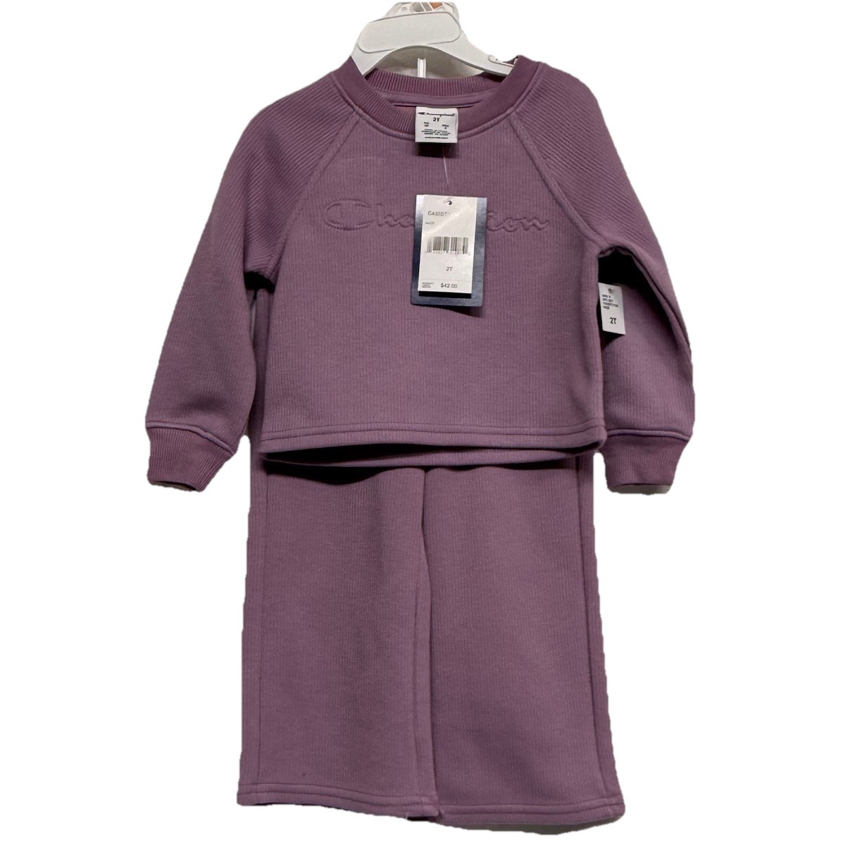 Champion Baby Haze Purple 2 Piece Outfit With Pockets Size 2T