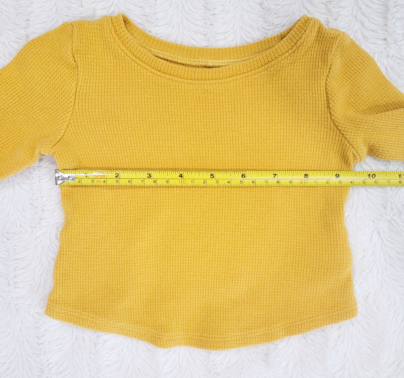 Cat&Jack 18m Sweat Suit Bottoms & Oversized Top Pink/Maroon+Gold Waffle Knit Top