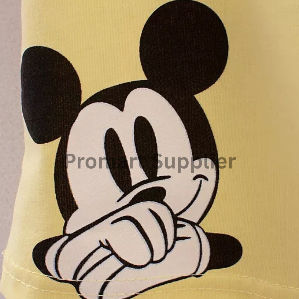 Cartoon Print Vest Top and Shorts Set Perfect Summer Outfit for Baby Girl, 3 Pcs