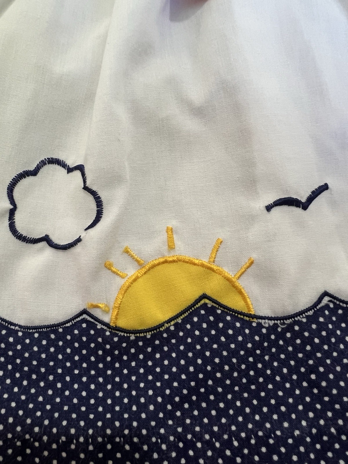 Vintage Baby Girls Sailor Nautical Bloomer Set Red White Blue Boat Sun 24m