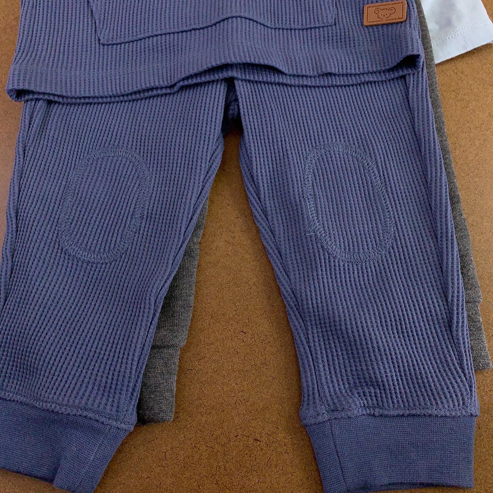 Koala Kids Baby Size 12 Months Blue Astronaut Bears 4 Piece Pant Set NWT *Flaw