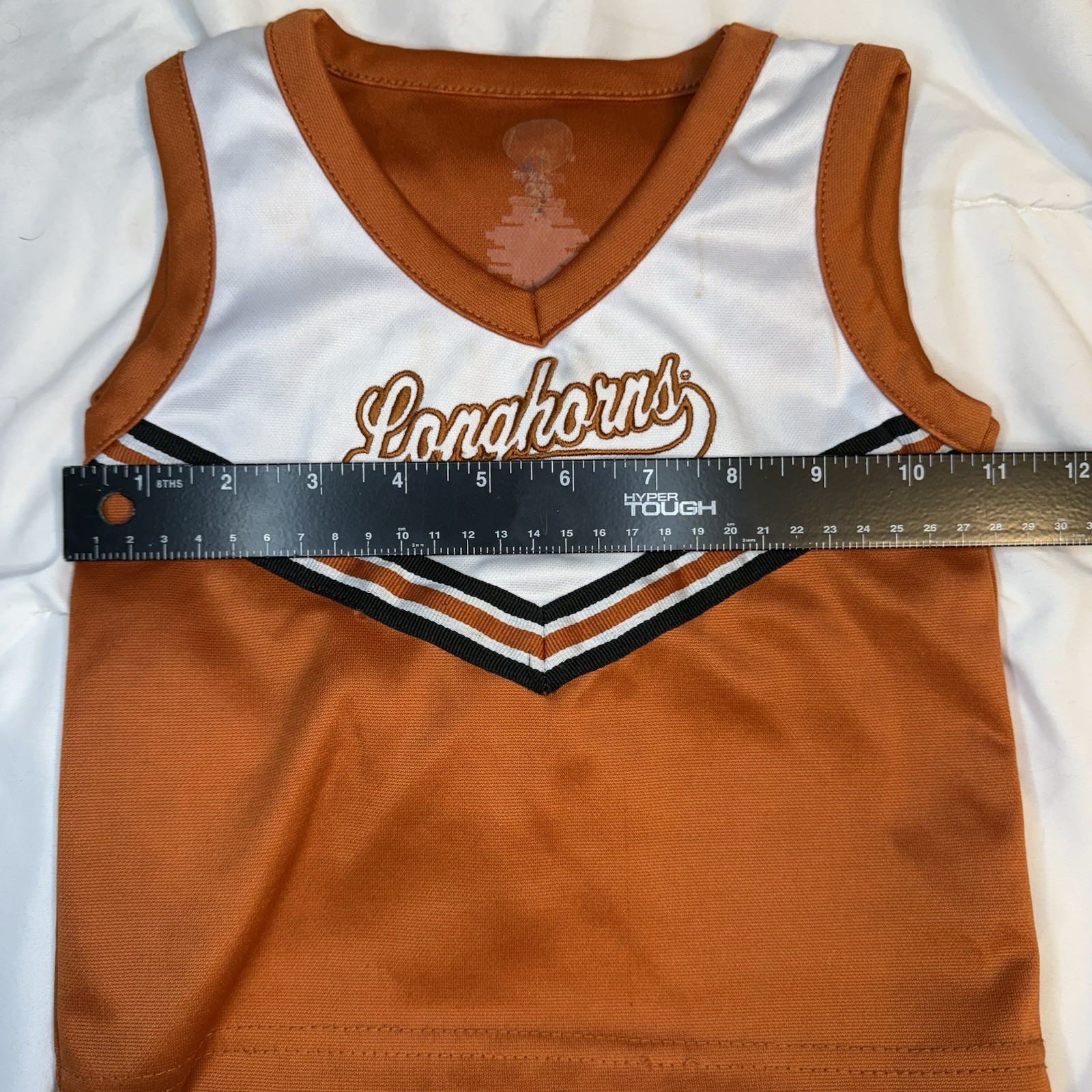 Texas Longhorns NCAA Toddler Cheer Set Costume 2 Piece 24 Month