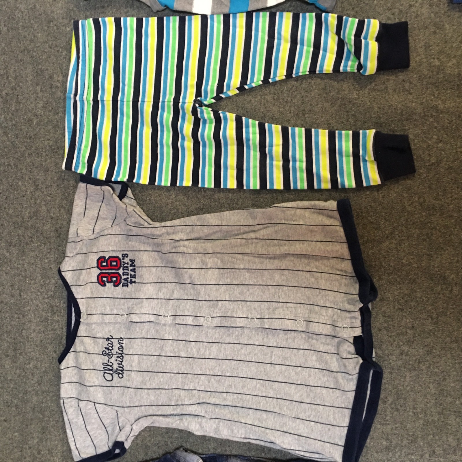 Baby Boy 2T 24 Months Clothing Lot 7x Pieces Bulk Summer Casual Preppy Striped