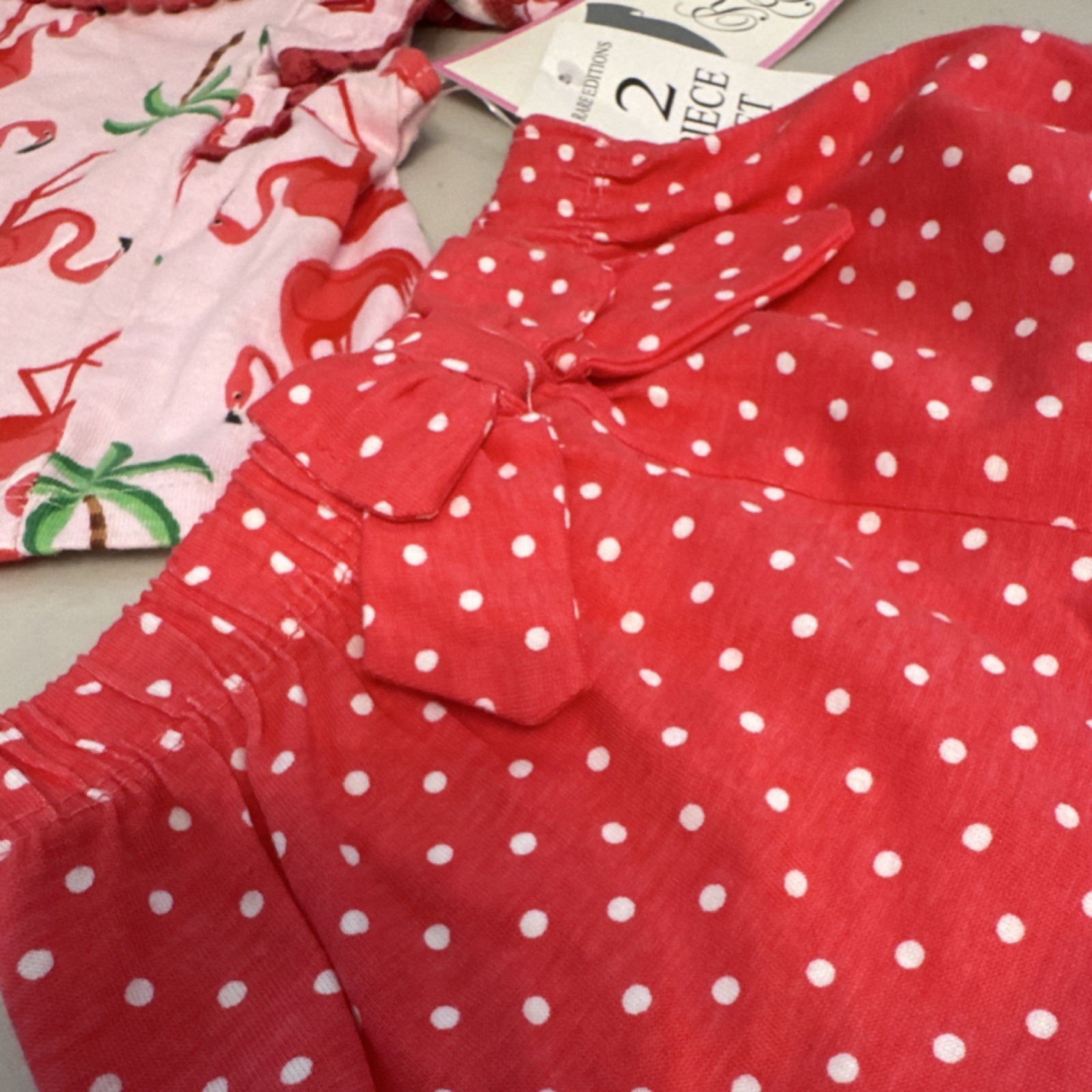 Rare Editions Baby Girls 3-6M Shorts Set Pink