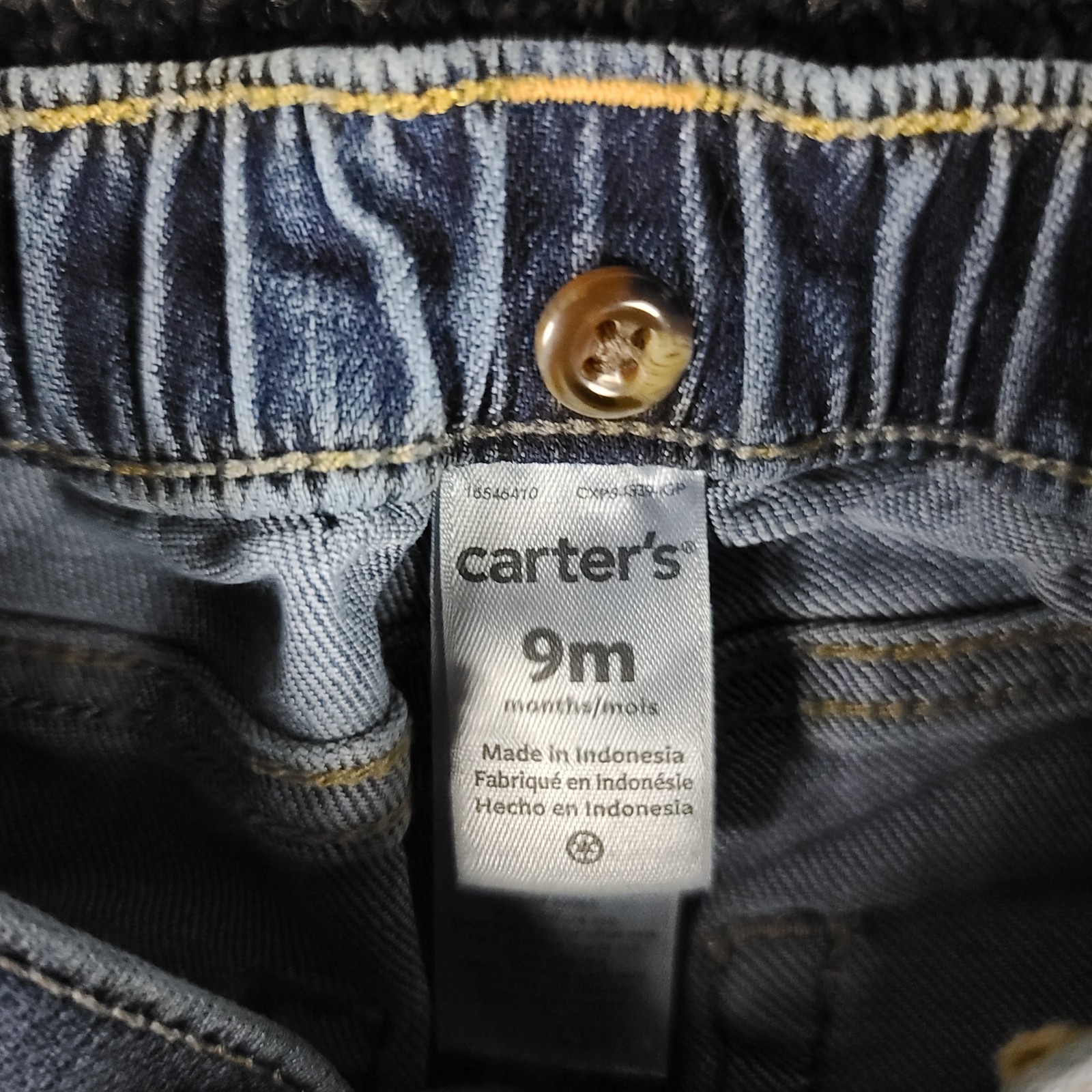 Girls Outfit 9 Months Carters Jeans & Little Me Top Two Piece Casual Play Set