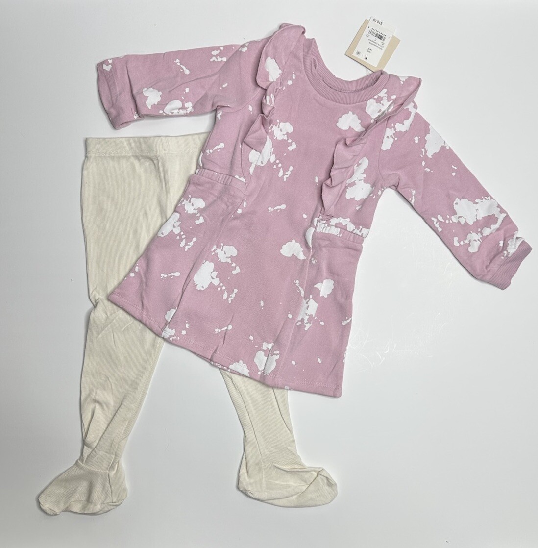 Grayson Mini Hello Adorable Toddler Pant Set – Size 24 Months – Dress + Tights