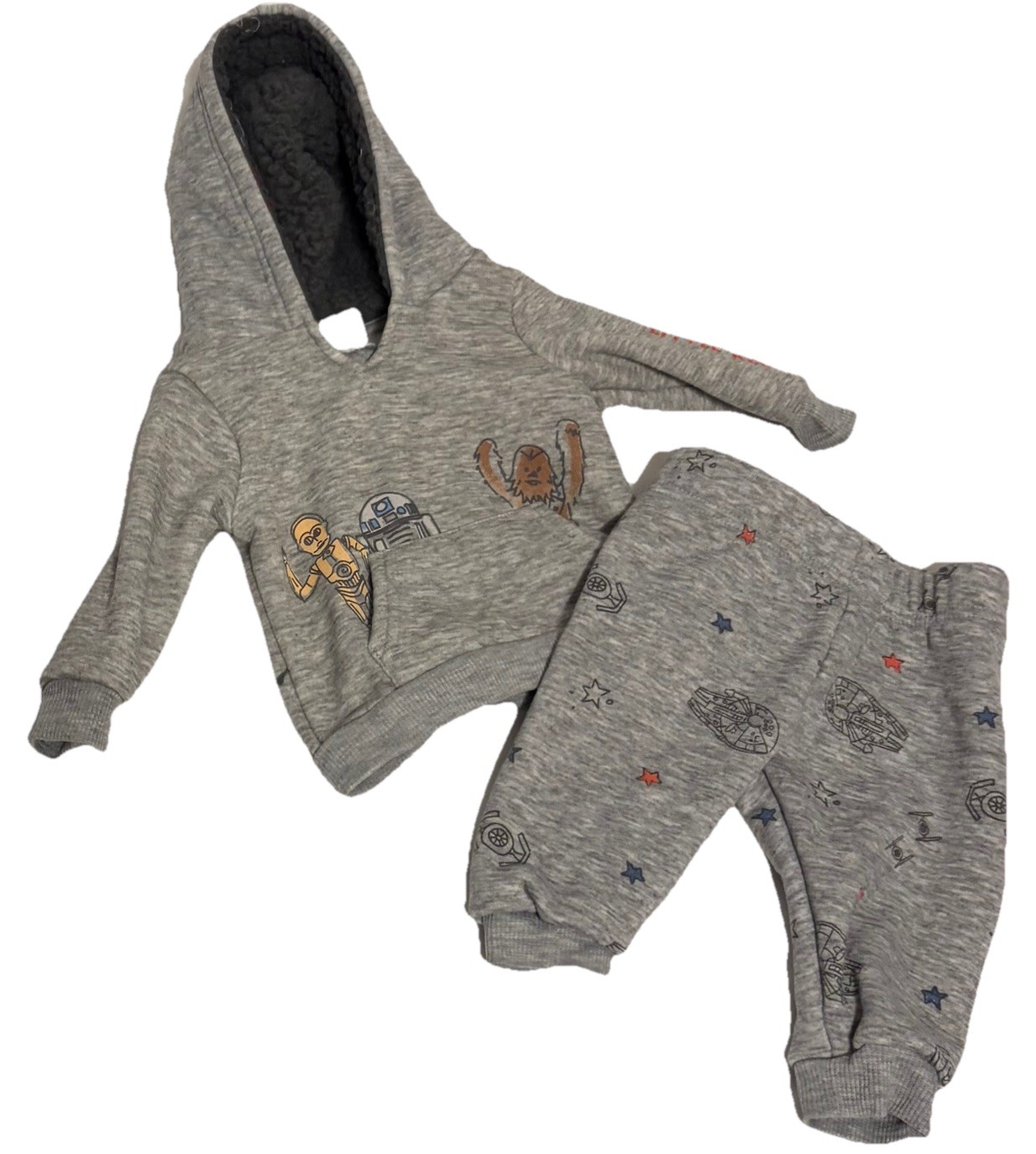 Star Wars Jogging Set Top And Bottom 0-3 Months Unisex Kids Outfits Bulldog