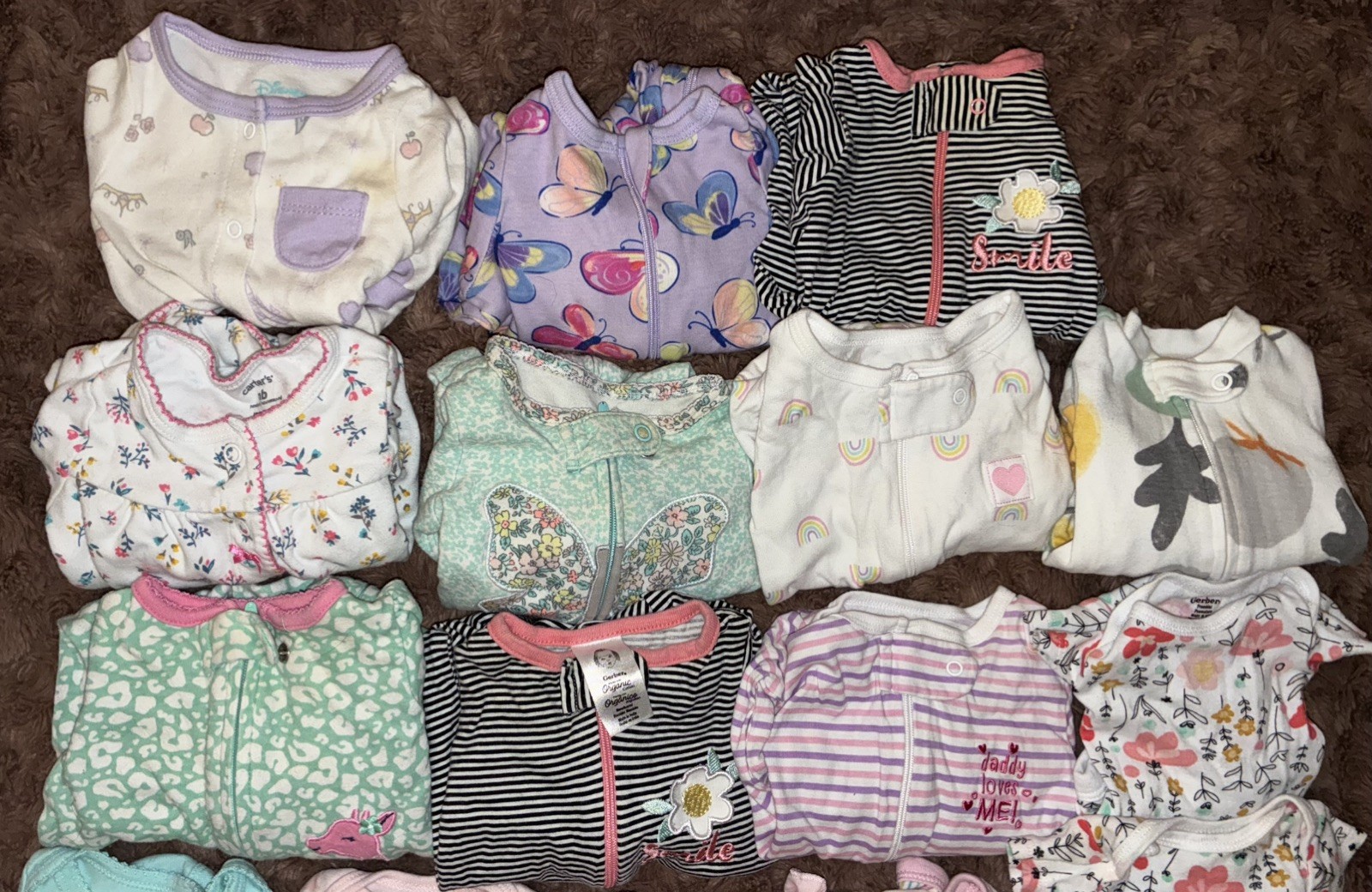 Baby Girl Clothing NB-9m Includes Various Brands And Styles Never Worn