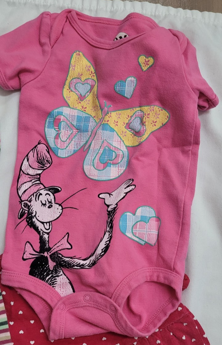 20 Pieces Mixed Lot of 6-9 month old Girls Clothes Bathing Suit Dresses Pajama