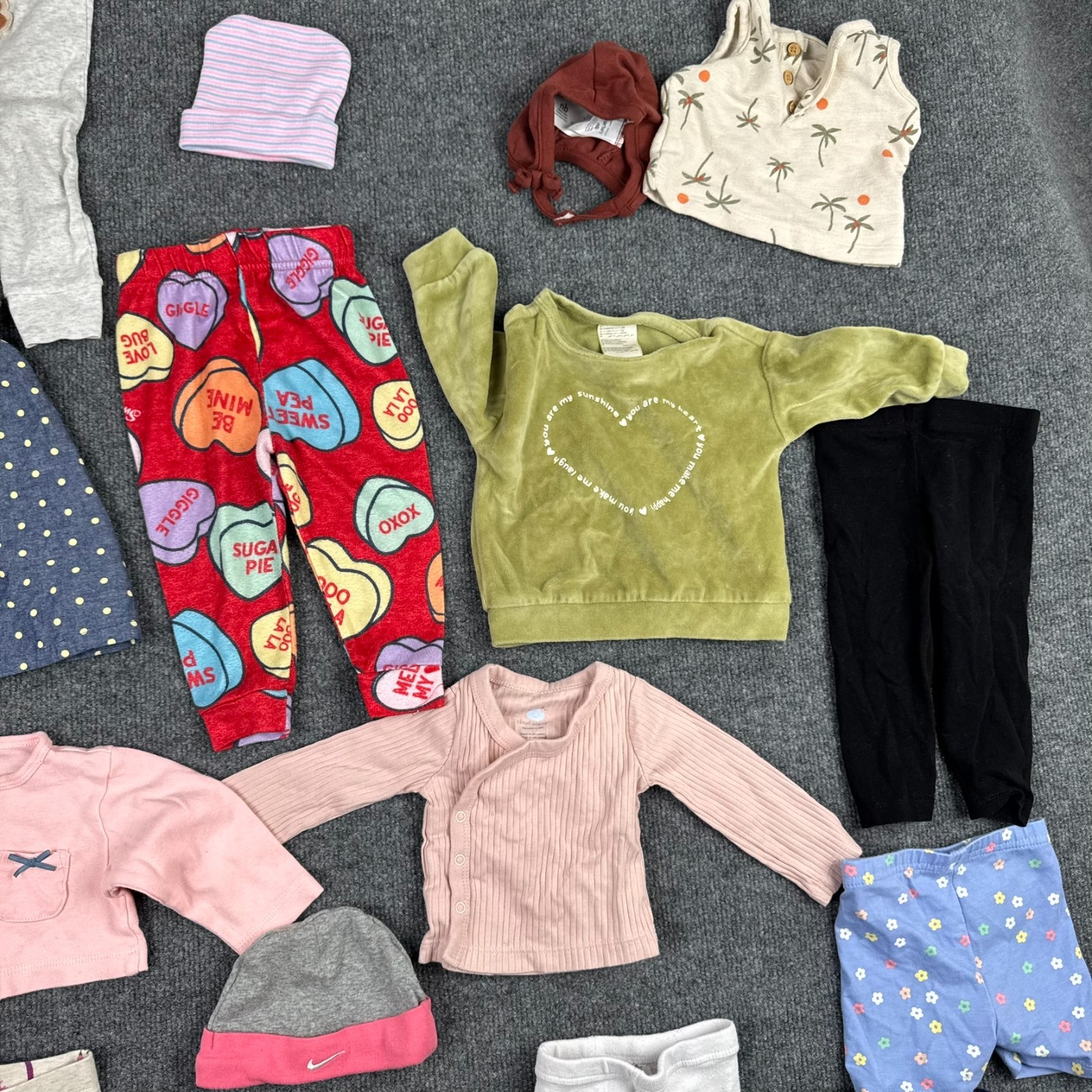 25 Piece Baby Girl Bundle | Newborn, 3M, 6M, 12M, 2T | Mixed Brands & Seasons