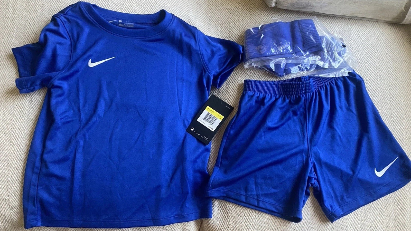 Youth Nike Dri-FIT Park Soccer 3 Piece Set Size Small Blue
