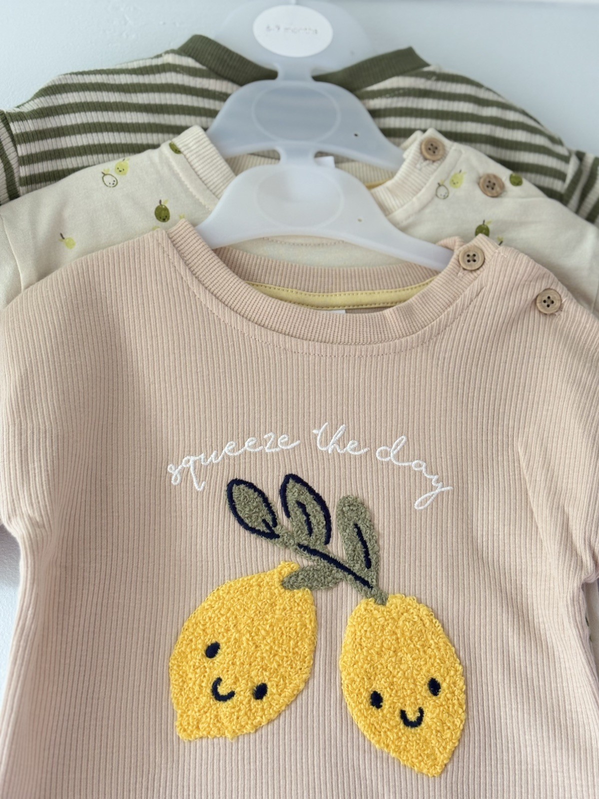 John Lewis Girls cotton Tops Bundle / set . Age 6-9 months. New