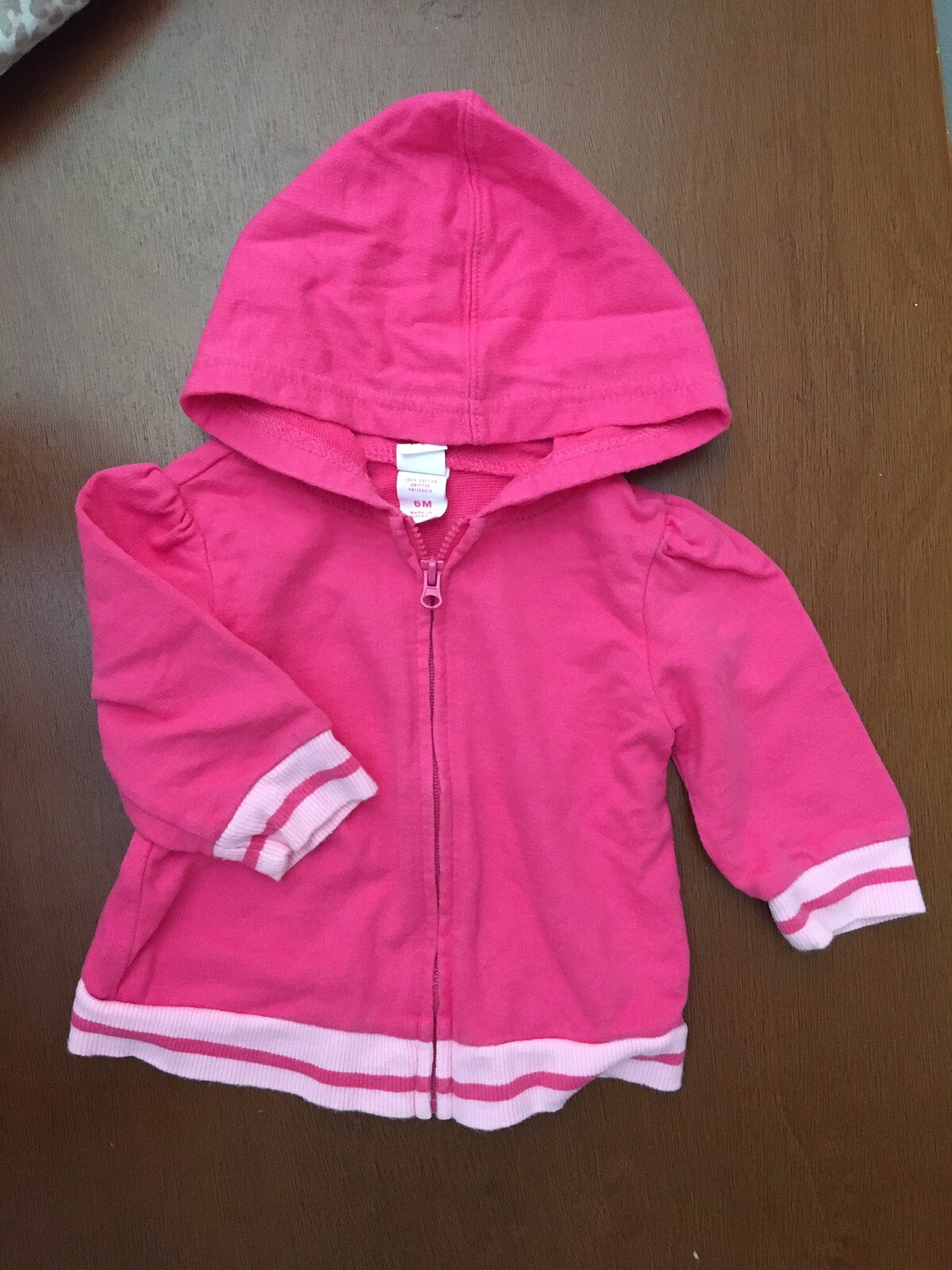 Circo Pink Jacket & Carter’s One-piece 6 Months Baby Girl Leopard Animal Print