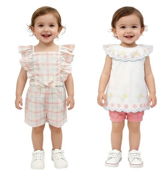 Baby Girls’ Little Me 3-piece Dresswear Set Pink Size 24M (Wrinkled)