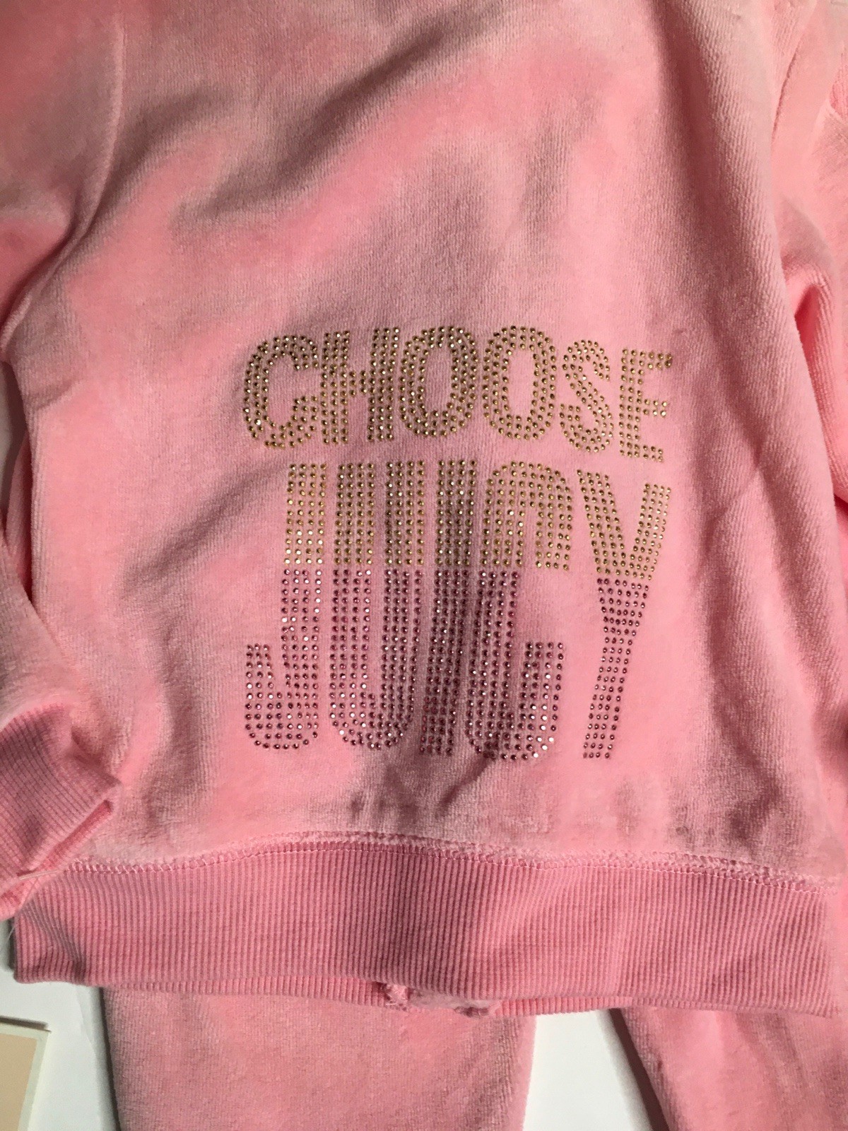 JUICY COUTURE 2 PC Choose Juicy HOODED JOGGER SET BABY~TODDLER 12-18M-24M 3T NWT