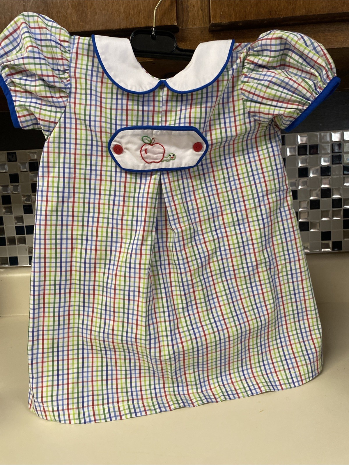Girls School Dress Apple & Worm Remember Nguyen Size 3T