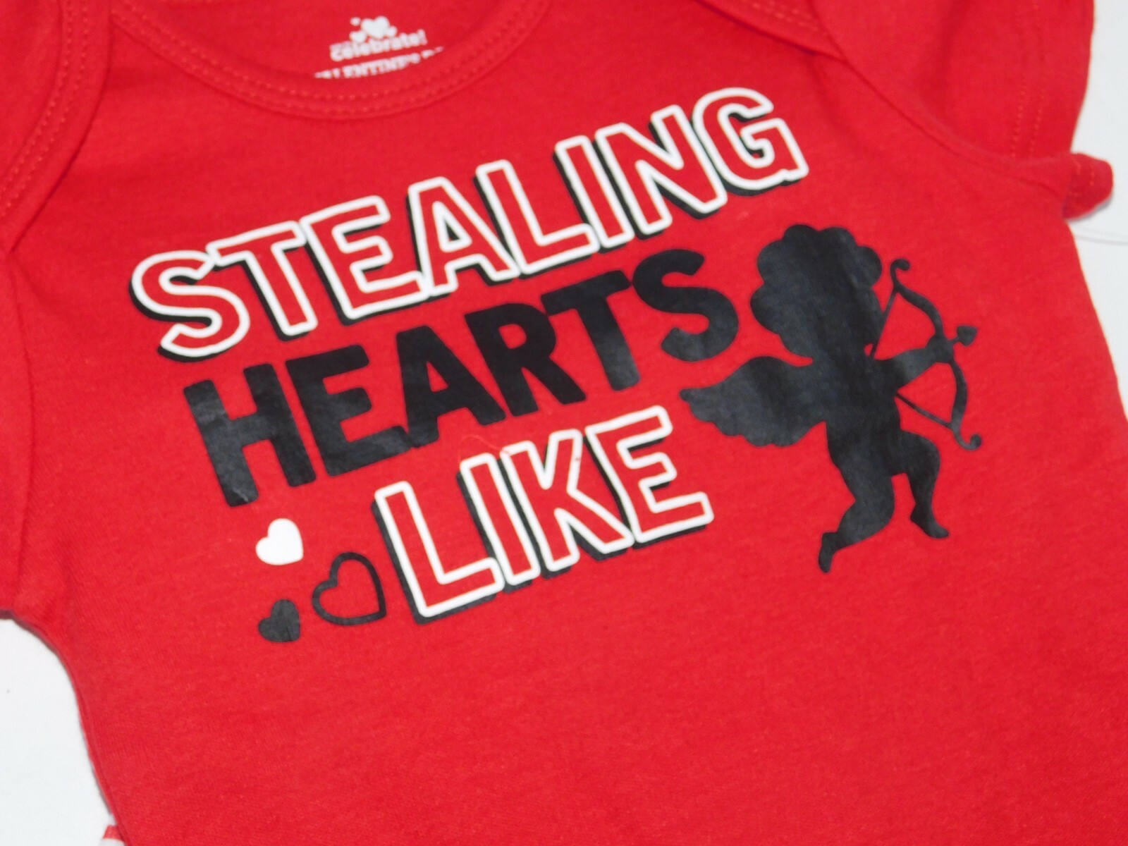 Girl Outfit Valentines Infant Stealing Hearts 3 6 9 Months Valentine