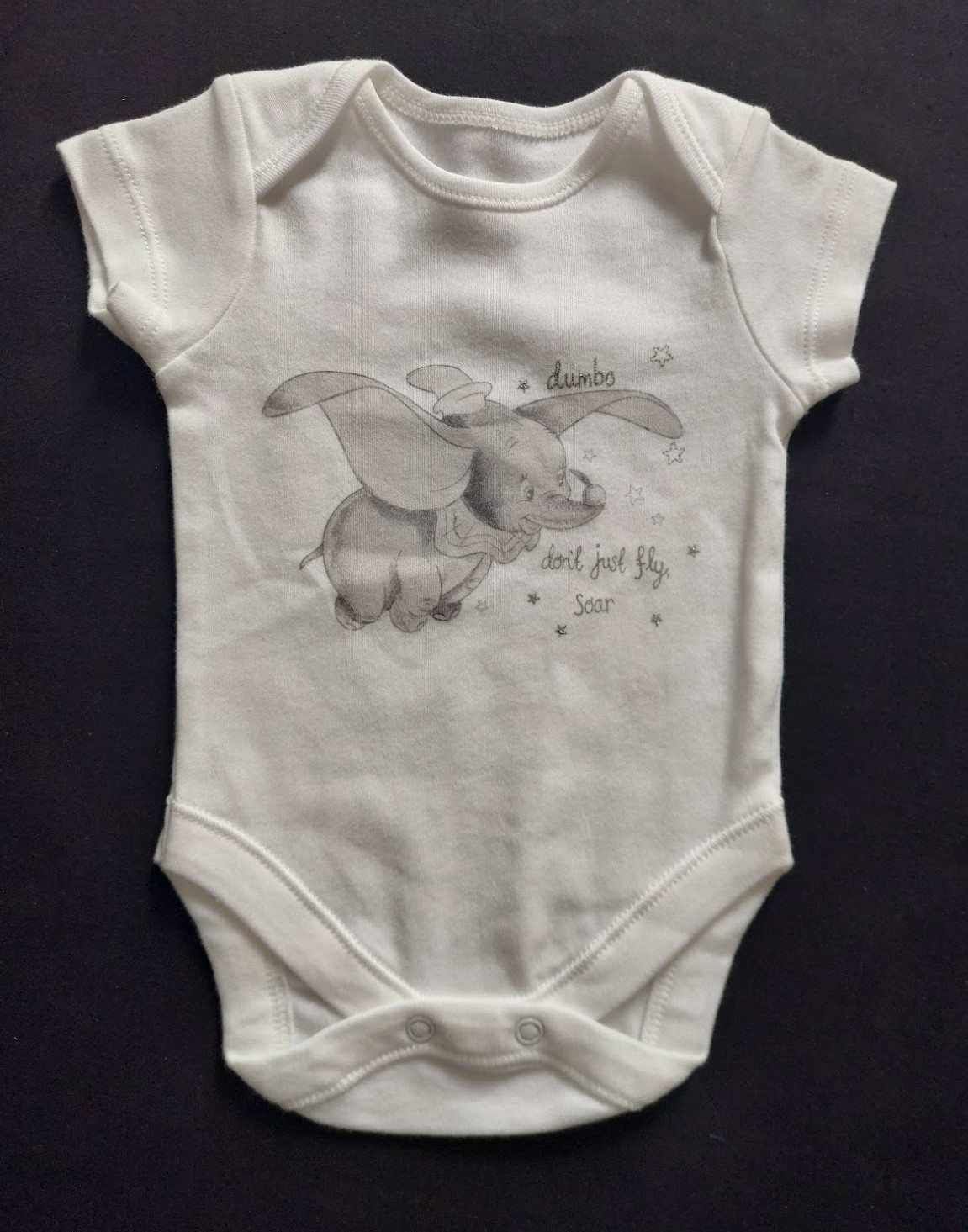 Baby Unisex Disney Dumbo Character 3 Piece Starter Set 0-3 Months