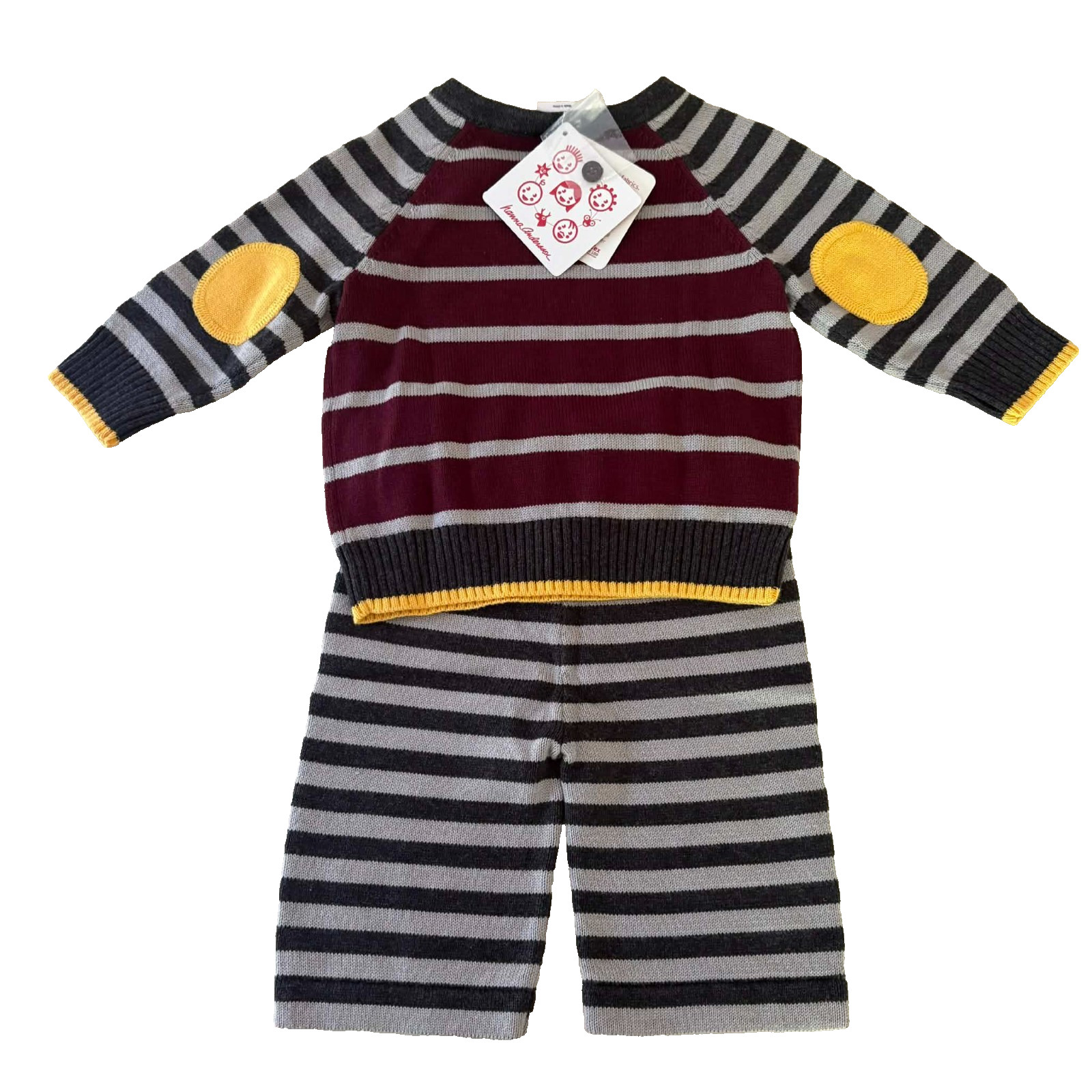 Hanna Andersson Cozy Sweater & Pants Knit Set. Size 3–6 Months. 60 cm